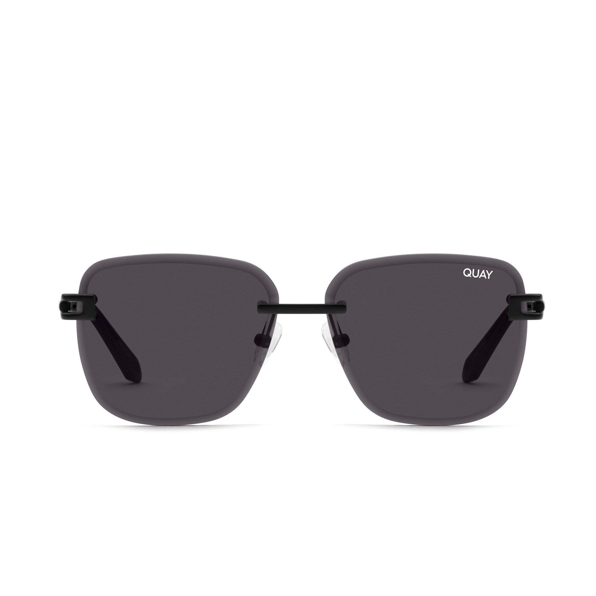 Matte Black / Black Quay NO CAP Women\'s Sunglasses | EFRZT-0649