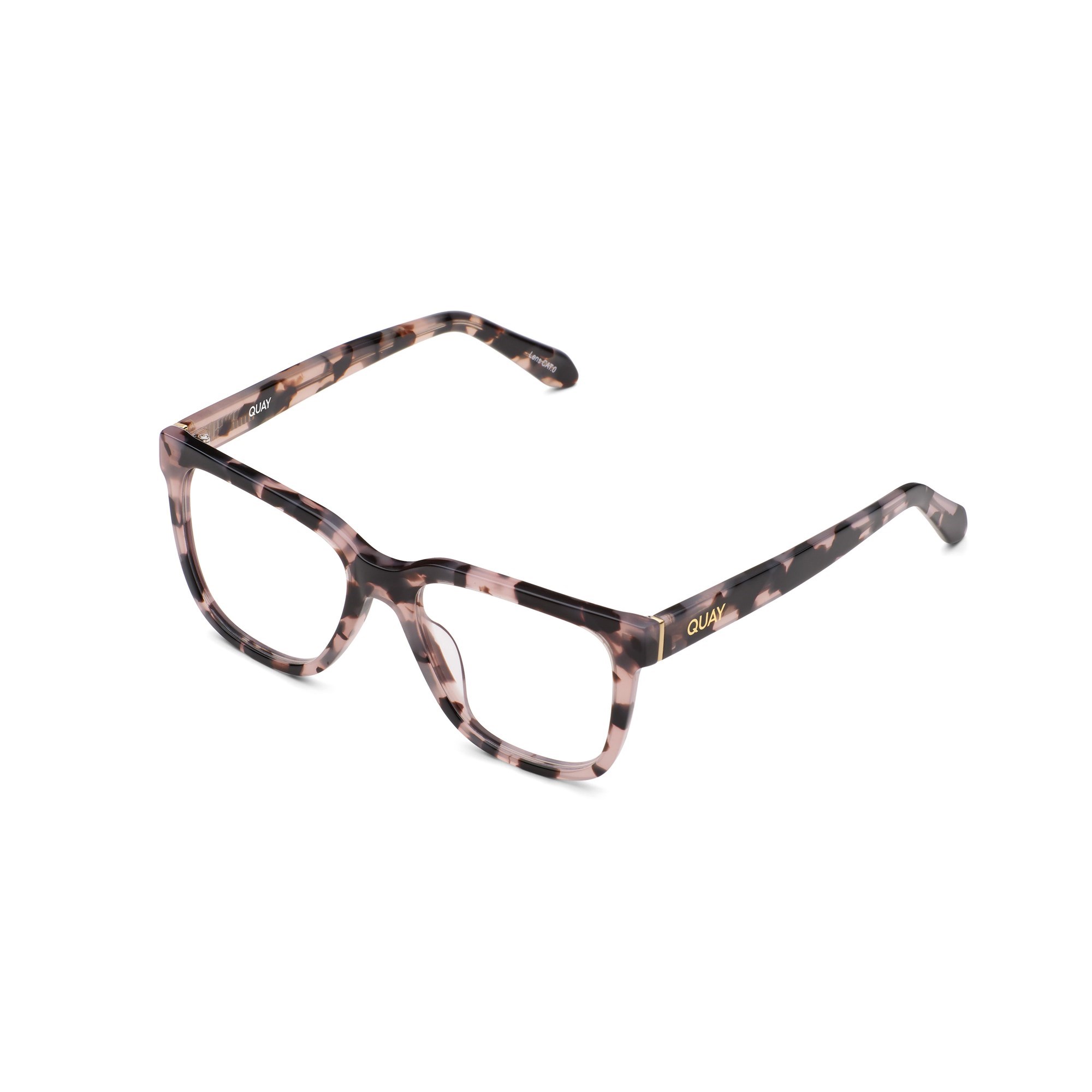 Milky Tort / Clear Rx Quay WIRED STANDARD RX Unisex Glasses | RCKNM-6251