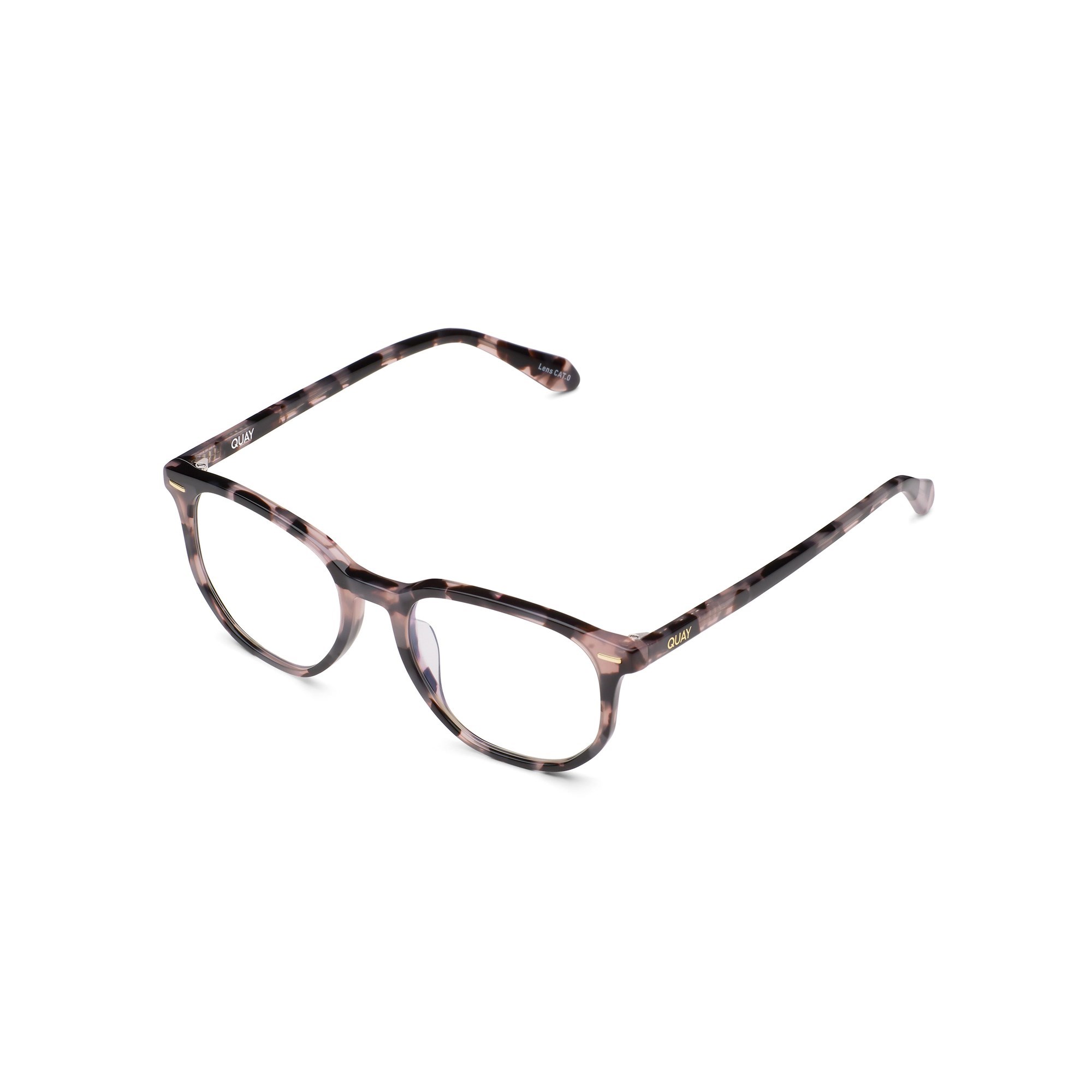 Milky Tortoise / Clear Rx Quay CTRL RX Unisex Glasses | SKRHX-4375