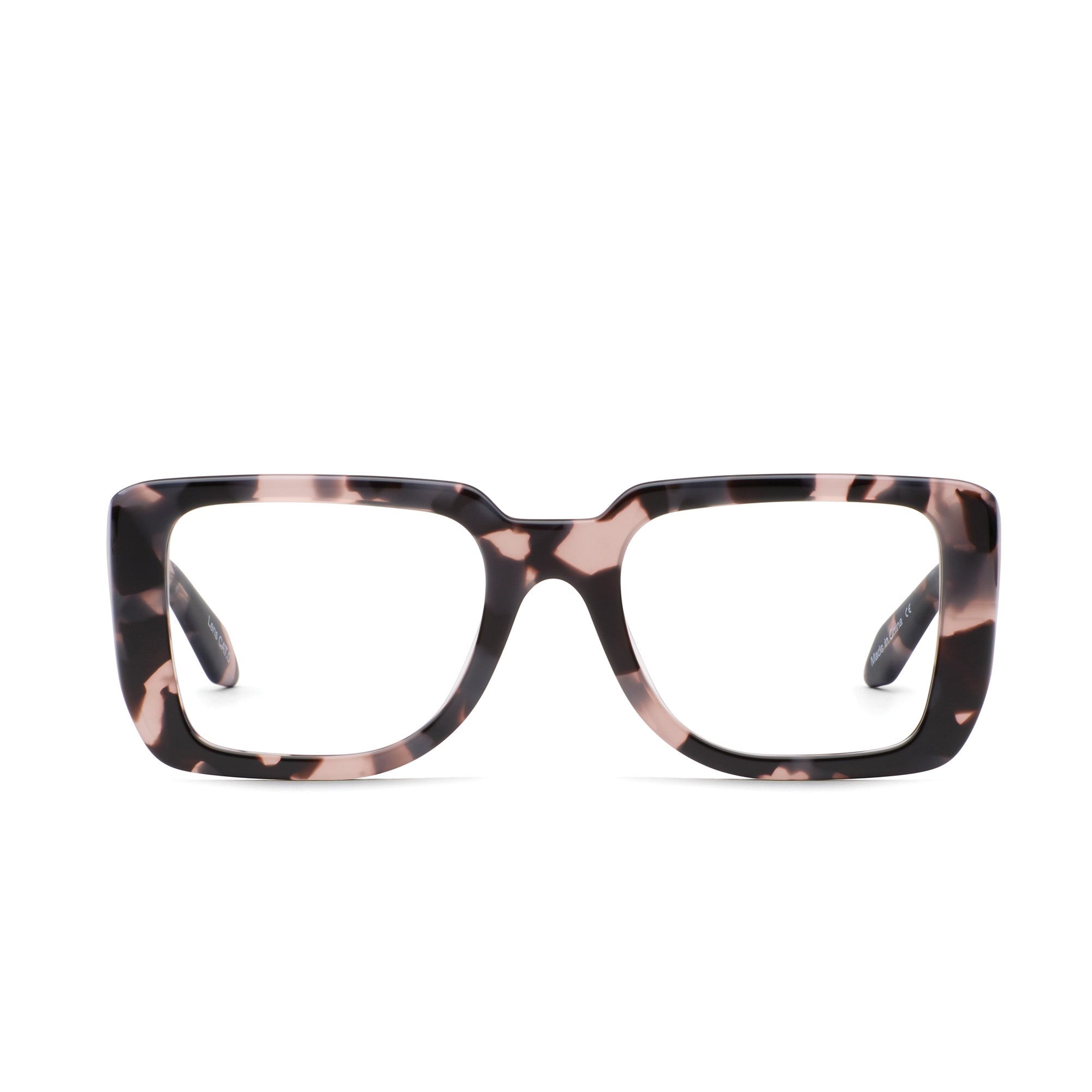 Milky Tortoise / Clear Rx Quay DO NOT DISTURB RX Unisex Glasses | EGJXP-8915