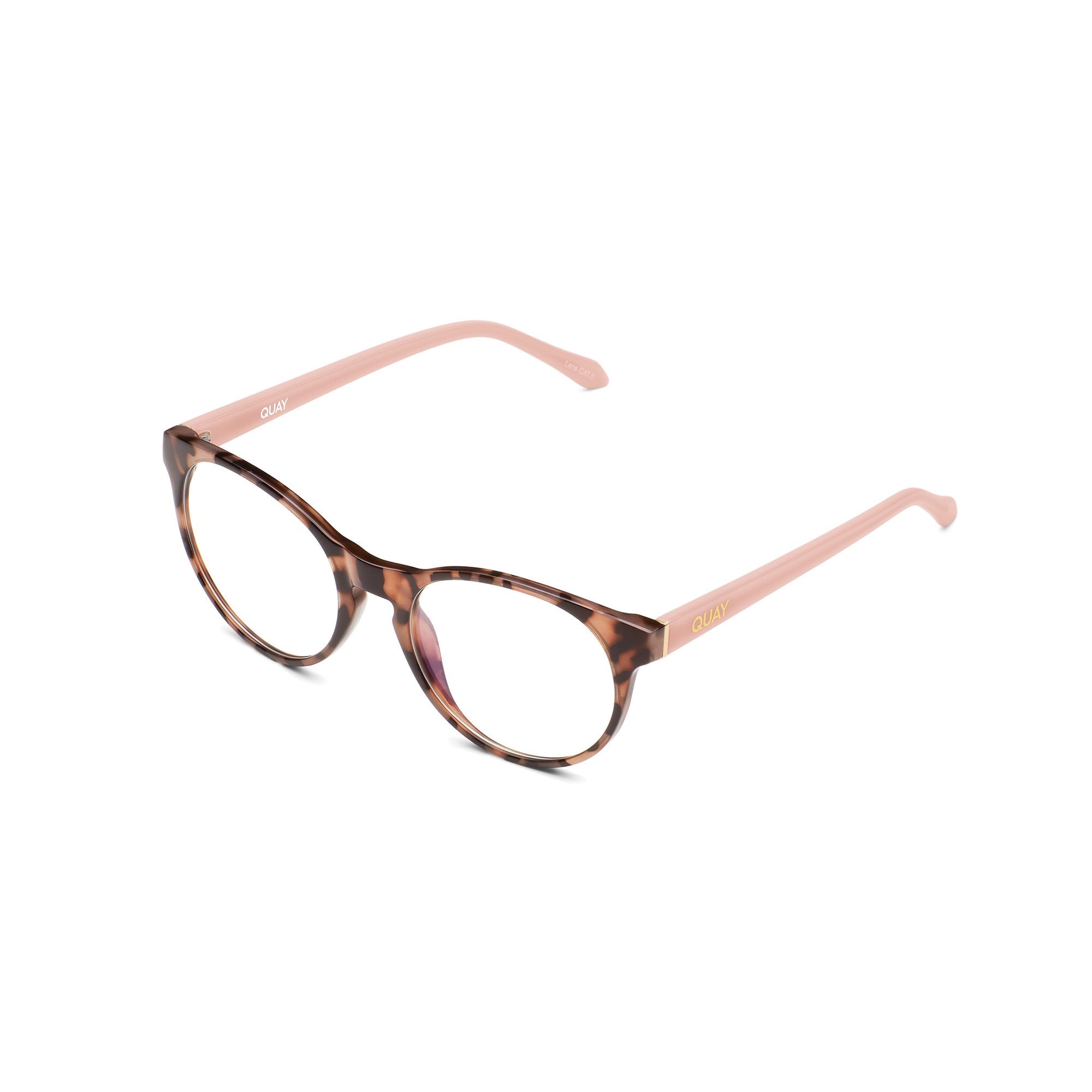 Milky Tortoise / Clear Rx Quay OUT OF SIGHT RX Unisex Glasses | BLCKJ-1372