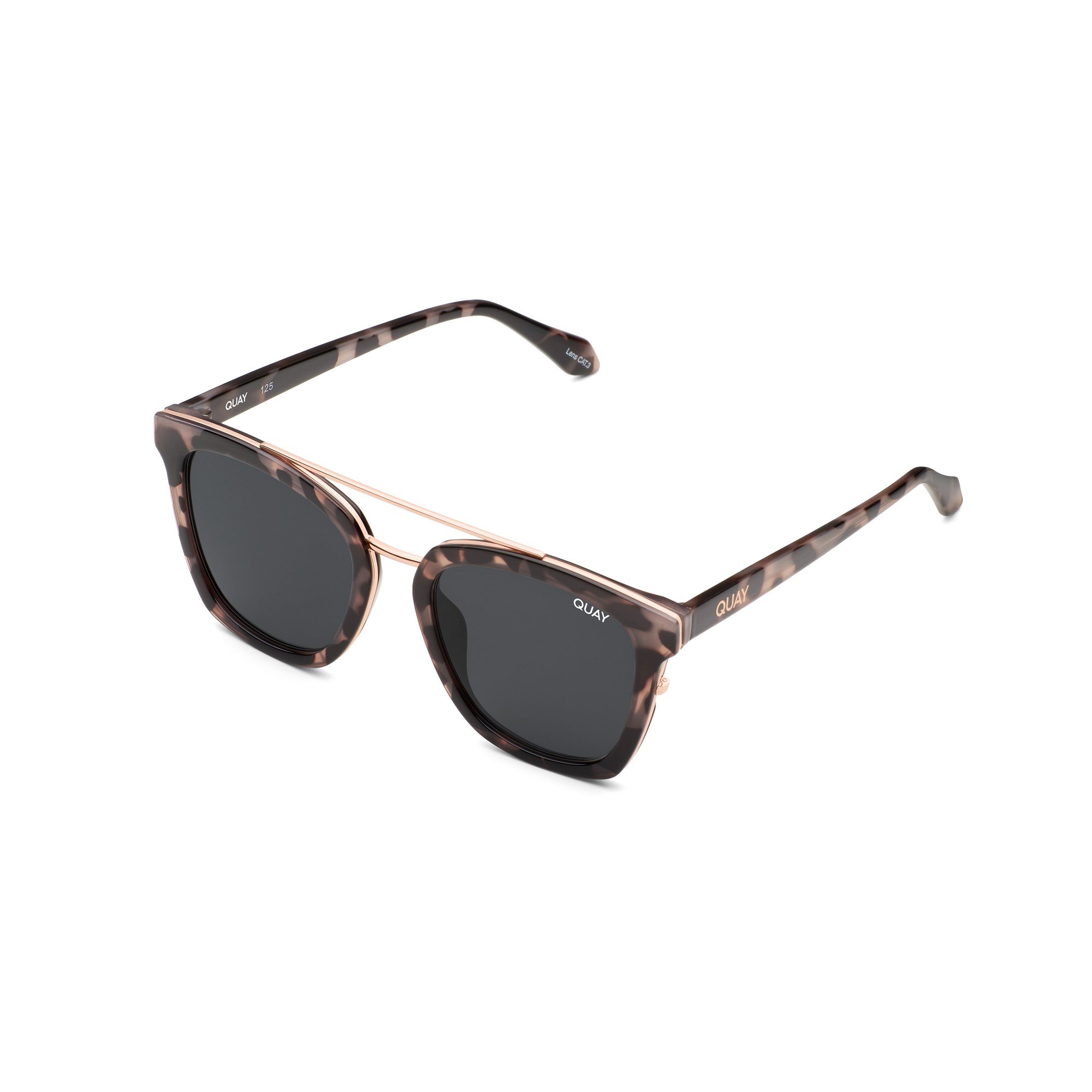 Milky Tortoise / Smoke Fade Rx Quay SWEET DREAMS RX Women's Sunglasses | SYXLI-8604