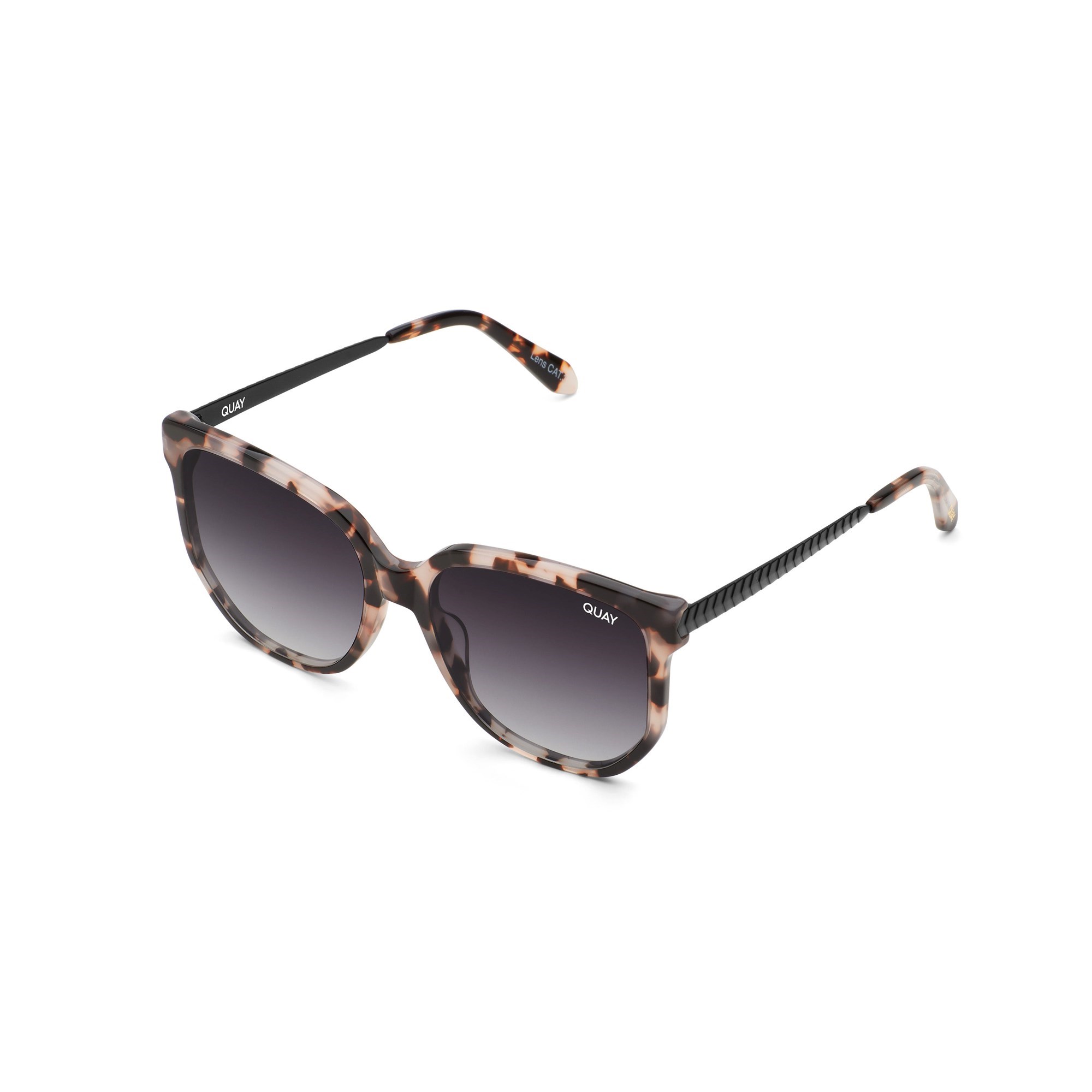 Milky Tortoise / Smoke Quay COFFEE RUN Women's Sunglasses | RFAYI-7936