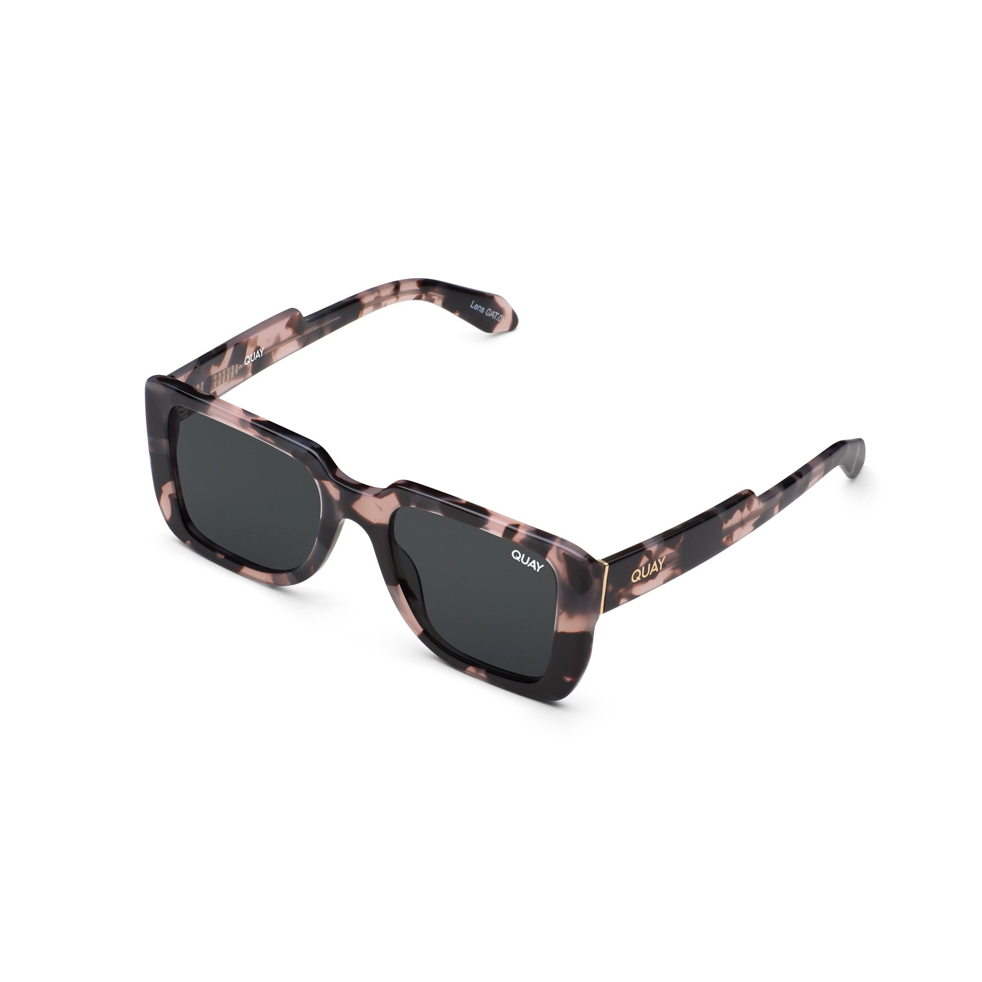 Milky Tortoise / Smoke Rx Quay DO NOT DISTURB RX Unisex Prescription Sunglasses | IZPHT-4753