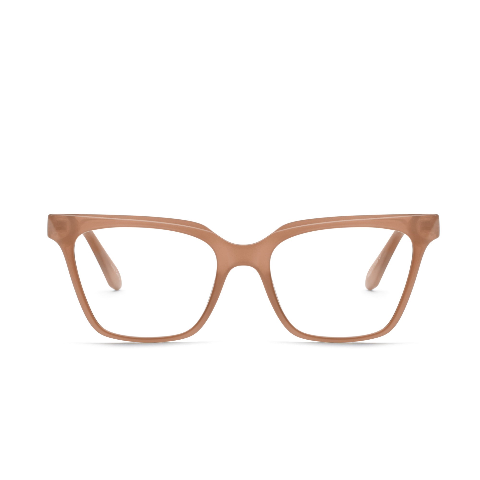 Oat / Clear Rx Quay CEO RX Unisex Glasses | ZHBNA-8014