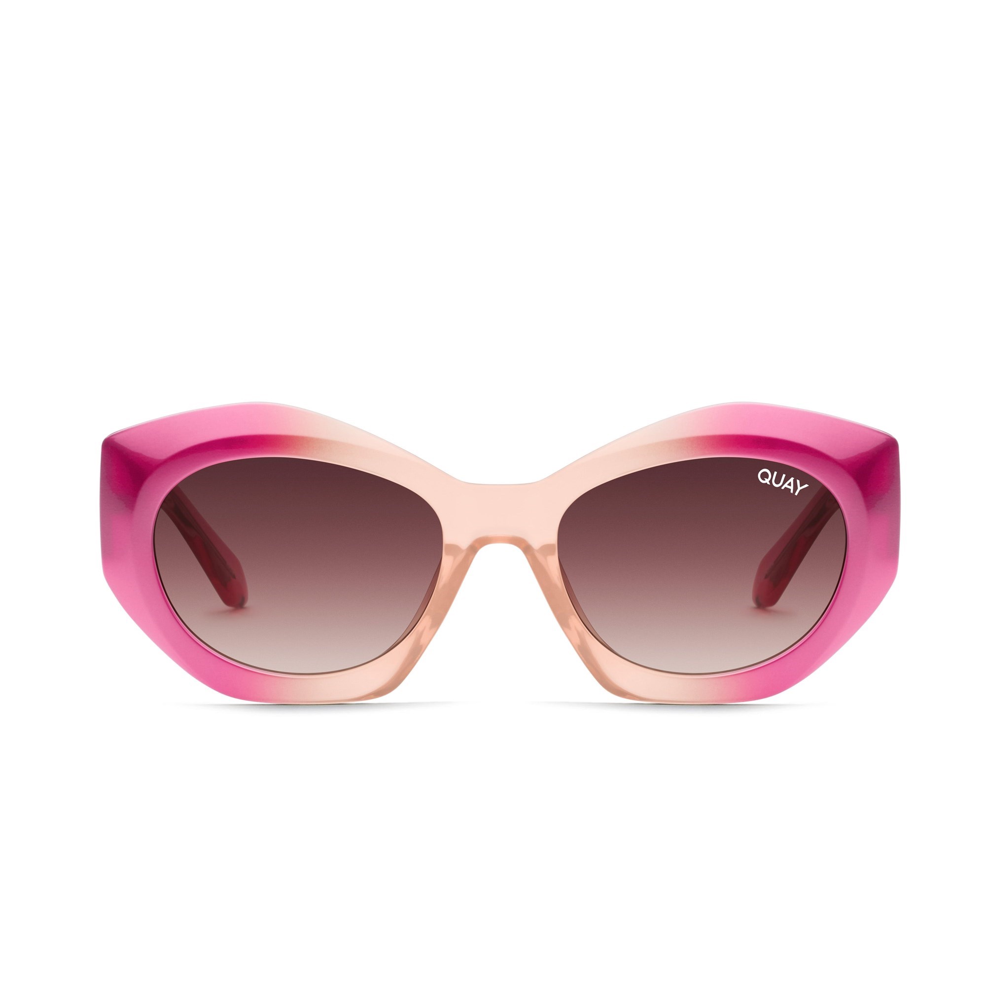 Pink / Brown Quay REAL ME Women\'s Sunglasses | ONTXY-4097