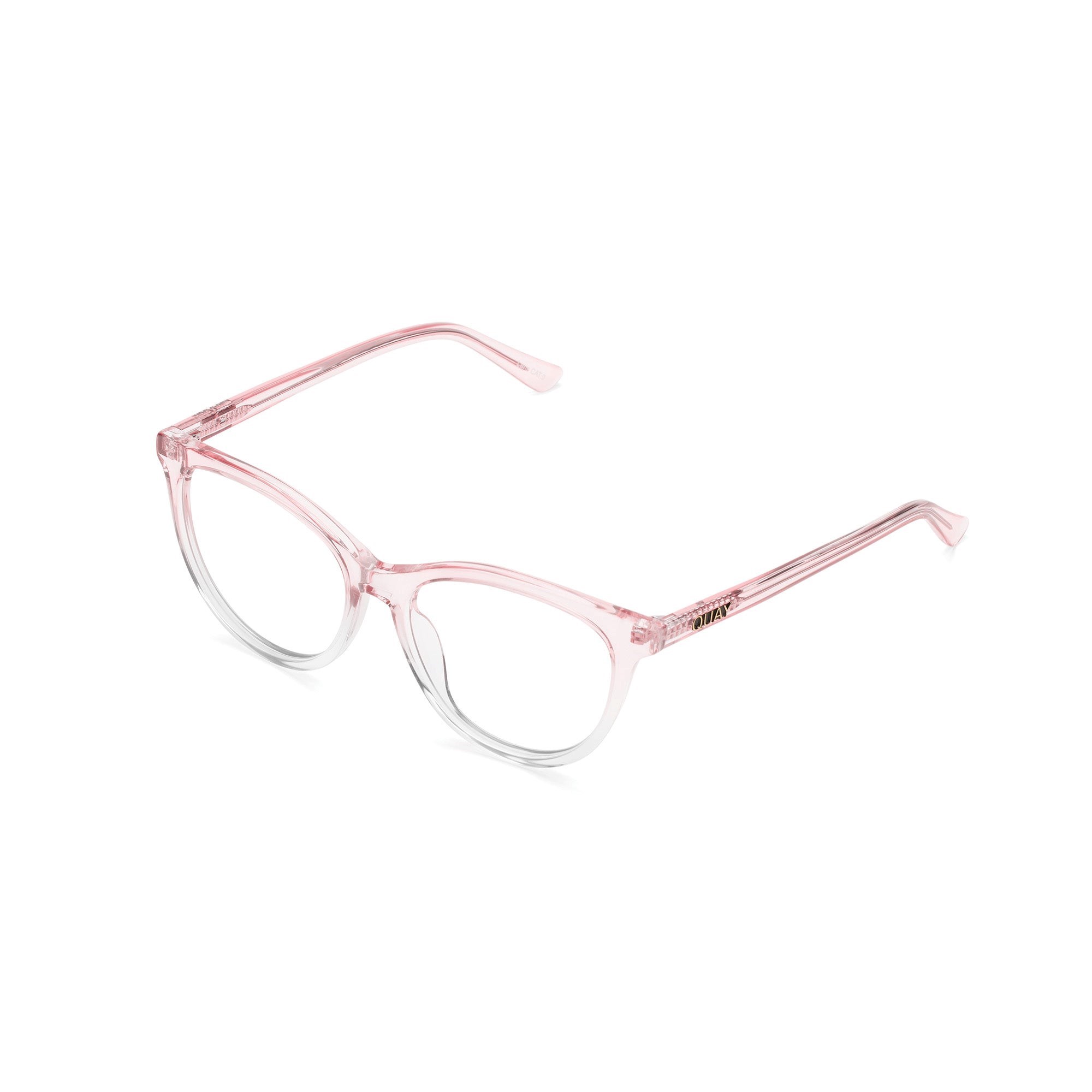 Pink Clear / Clear Rx Quay ALL NIGHTER RX Unisex Glasses | KCBNH-2543