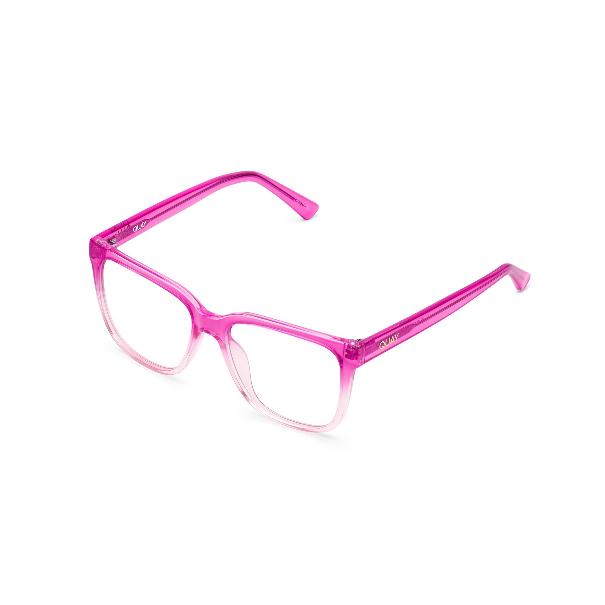 Pink Clear / Clear Rx Quay WIRED OVERSIZED RX Unisex Glasses | UBOVJ-5762