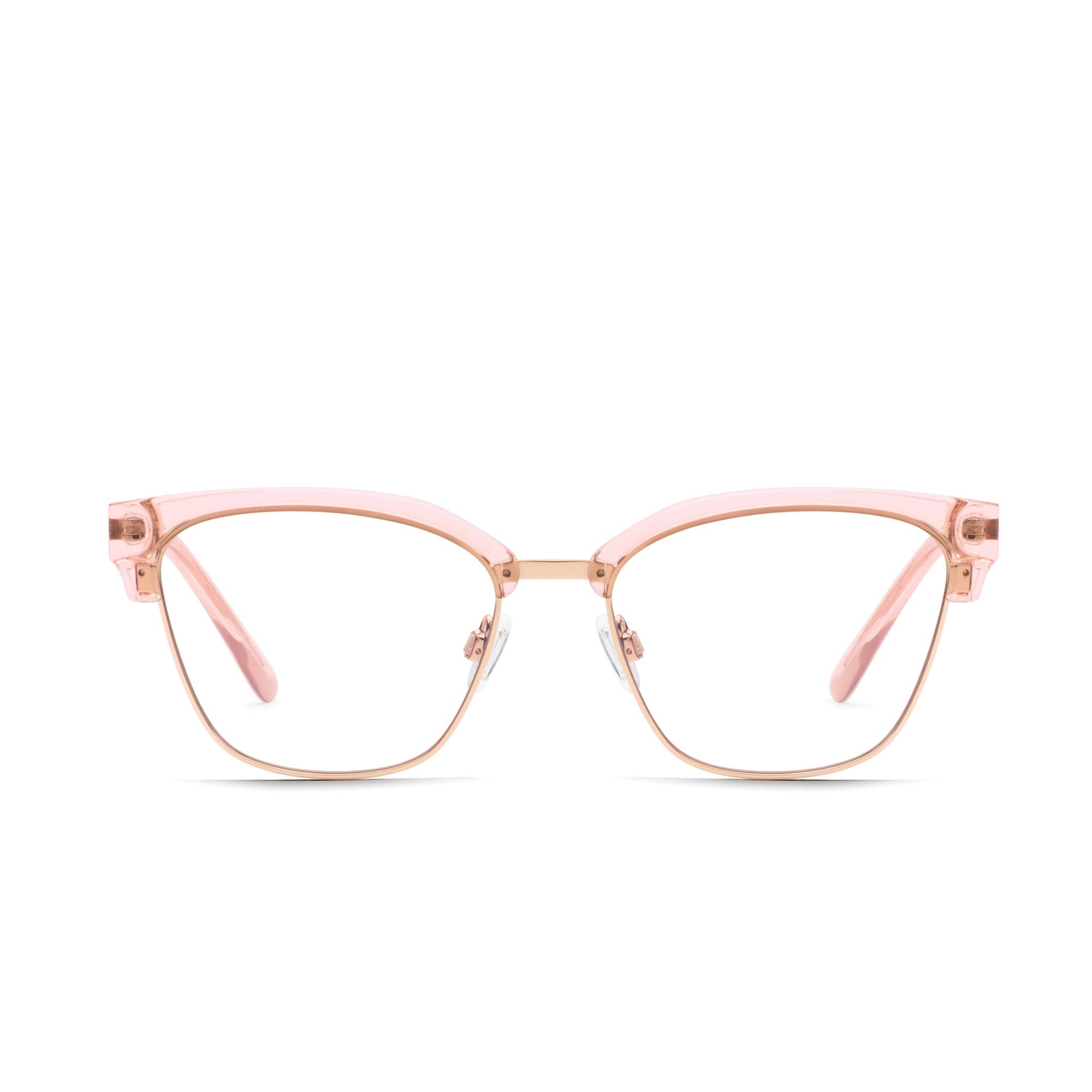 Pink / Clear Rx Quay CHEMISTRY RX Unisex Glasses | IHNFY-5971