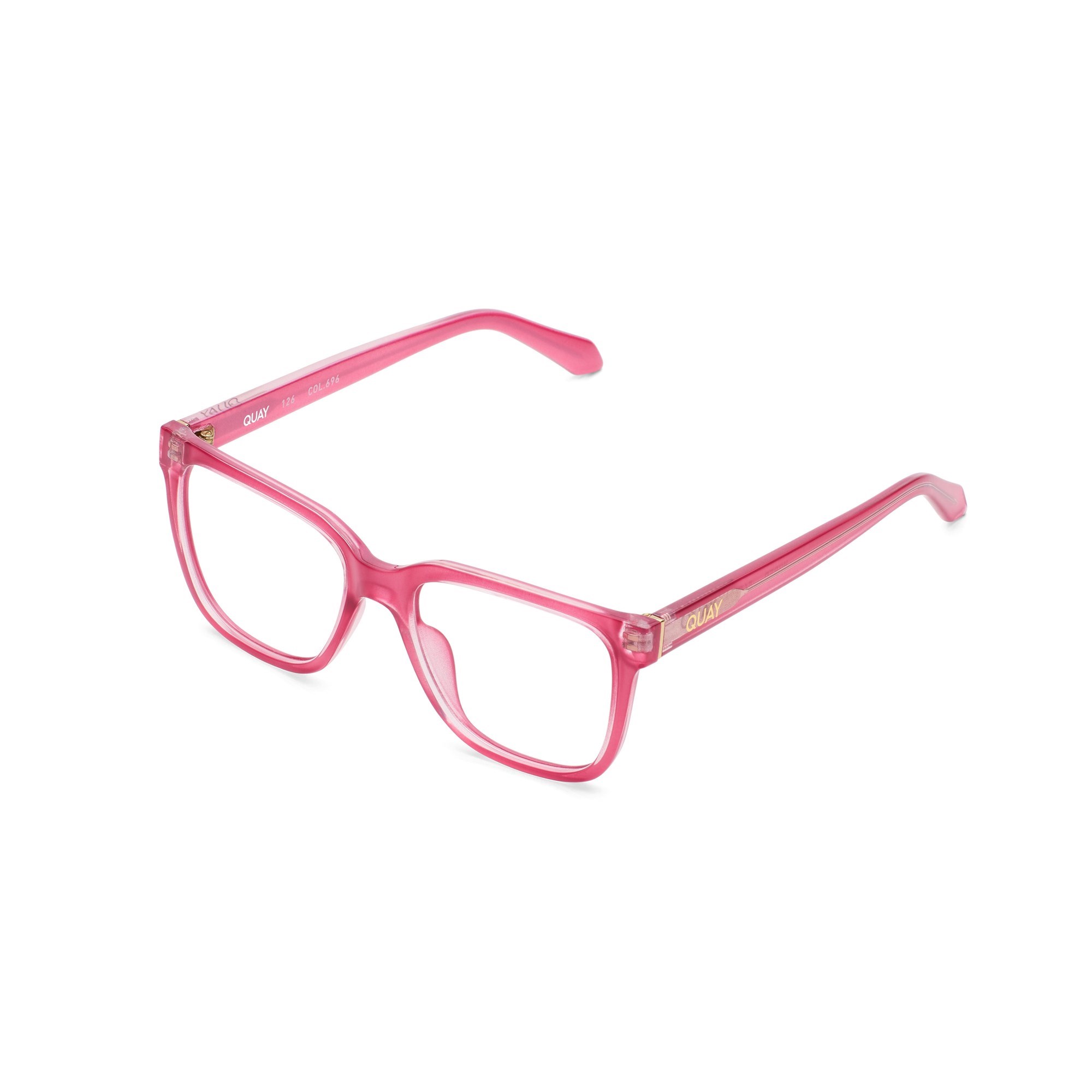 Pink / Clear Rx Quay WIRED STANDARD RX Unisex Glasses | YFVBW-3610