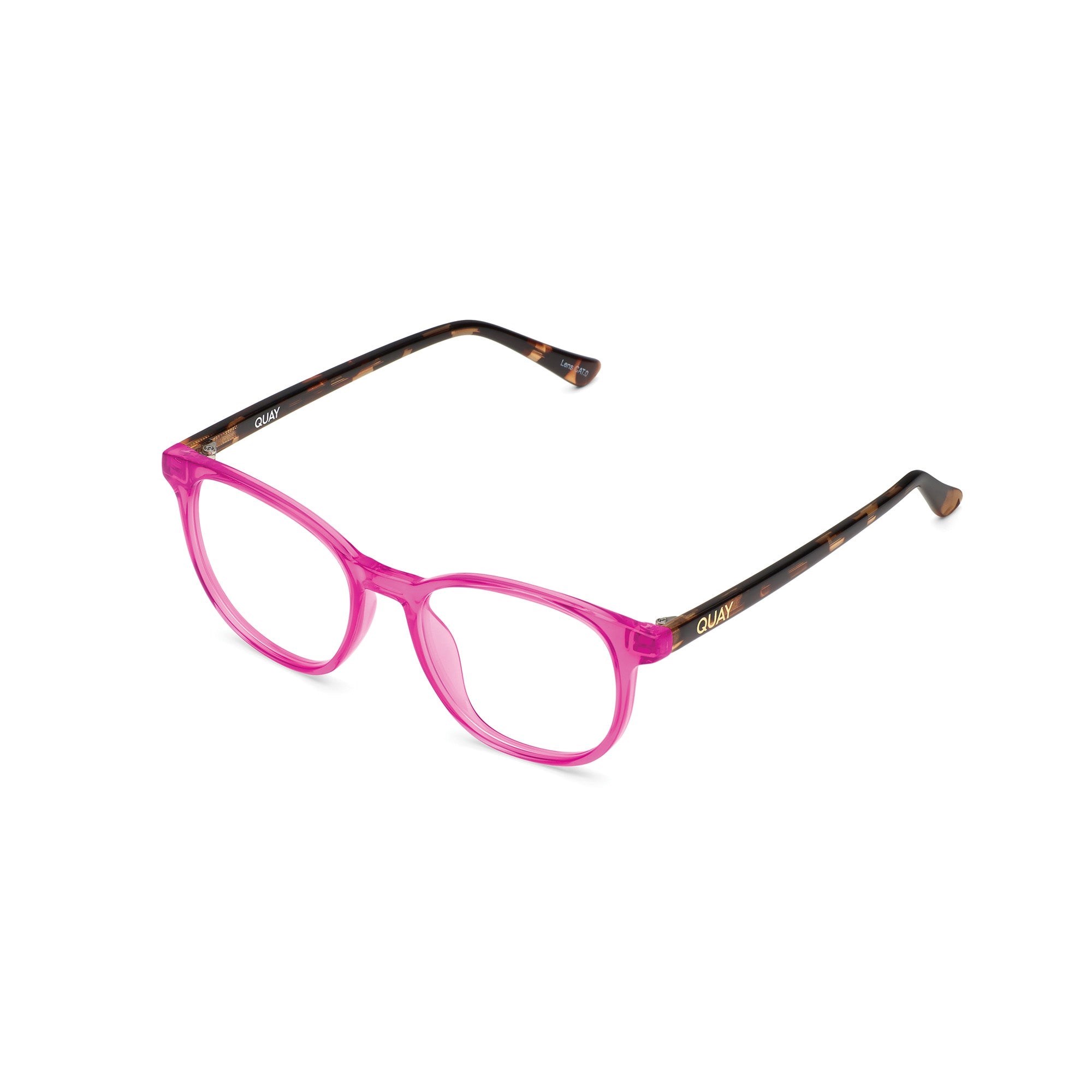 Pinktortoise / Clear Rx Quay BLUEPRINT STANDARD RX Unisex Glasses | YBTIZ-3506