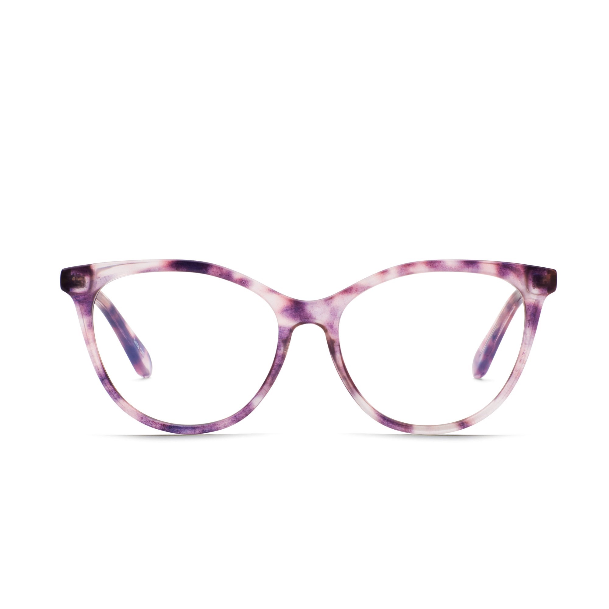 Purple Tortoise / Clear Rx Quay ALL NIGHTER RX Unisex Glasses | FMTRA-3450