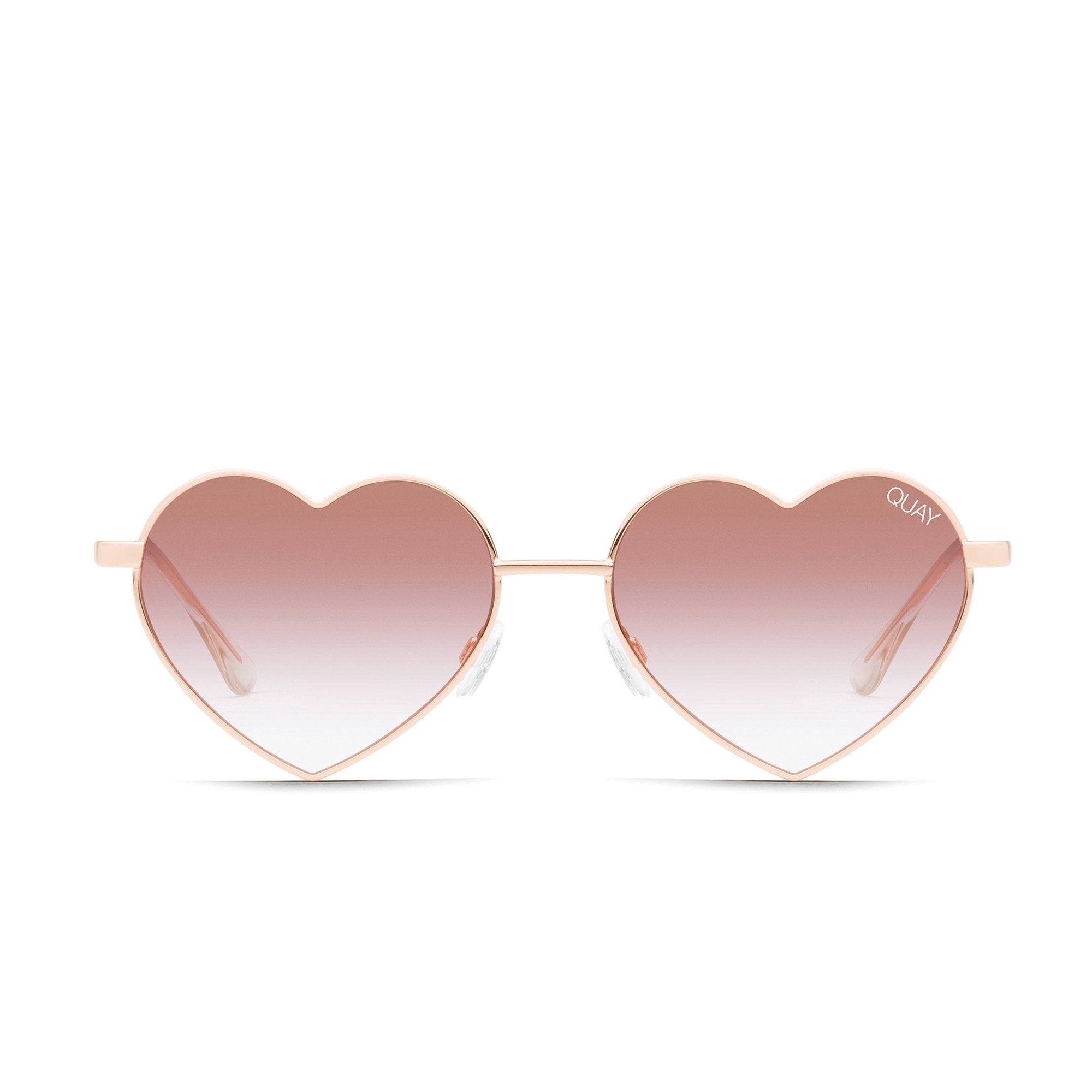 Rose Gold / Copper Fade Quay HEARTBREAKER Women\'s Sunglasses | XFRHM-5796