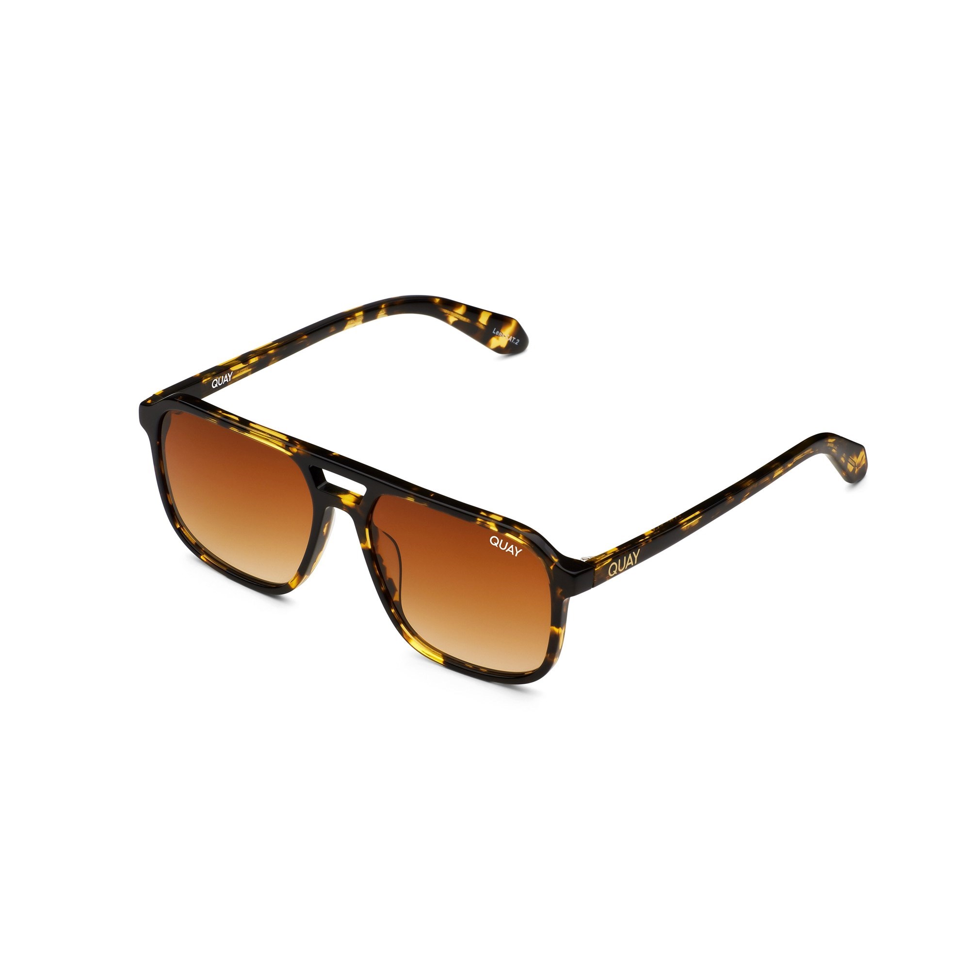 Shiny Yellow Tortoise / Orange Quay ON THE FLY Men's Sunglasses | KXBAO-9863