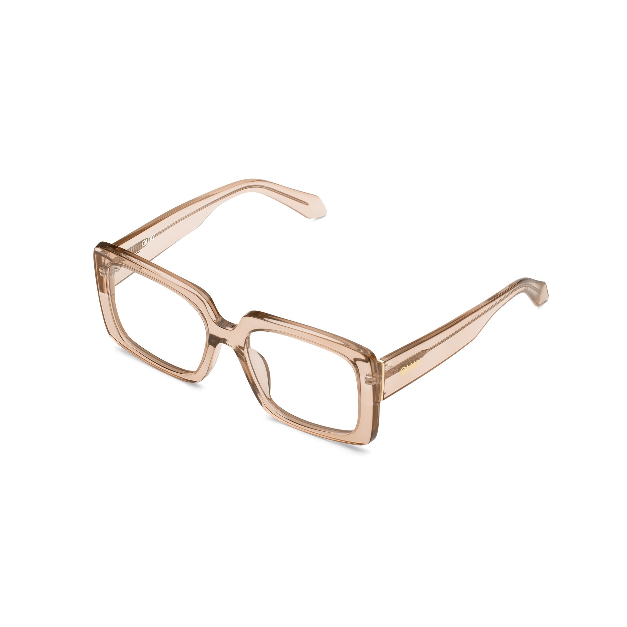 Tan / Clear Rx Quay TOTAL VIBE RX Unisex Glasses | VSWNO-5461