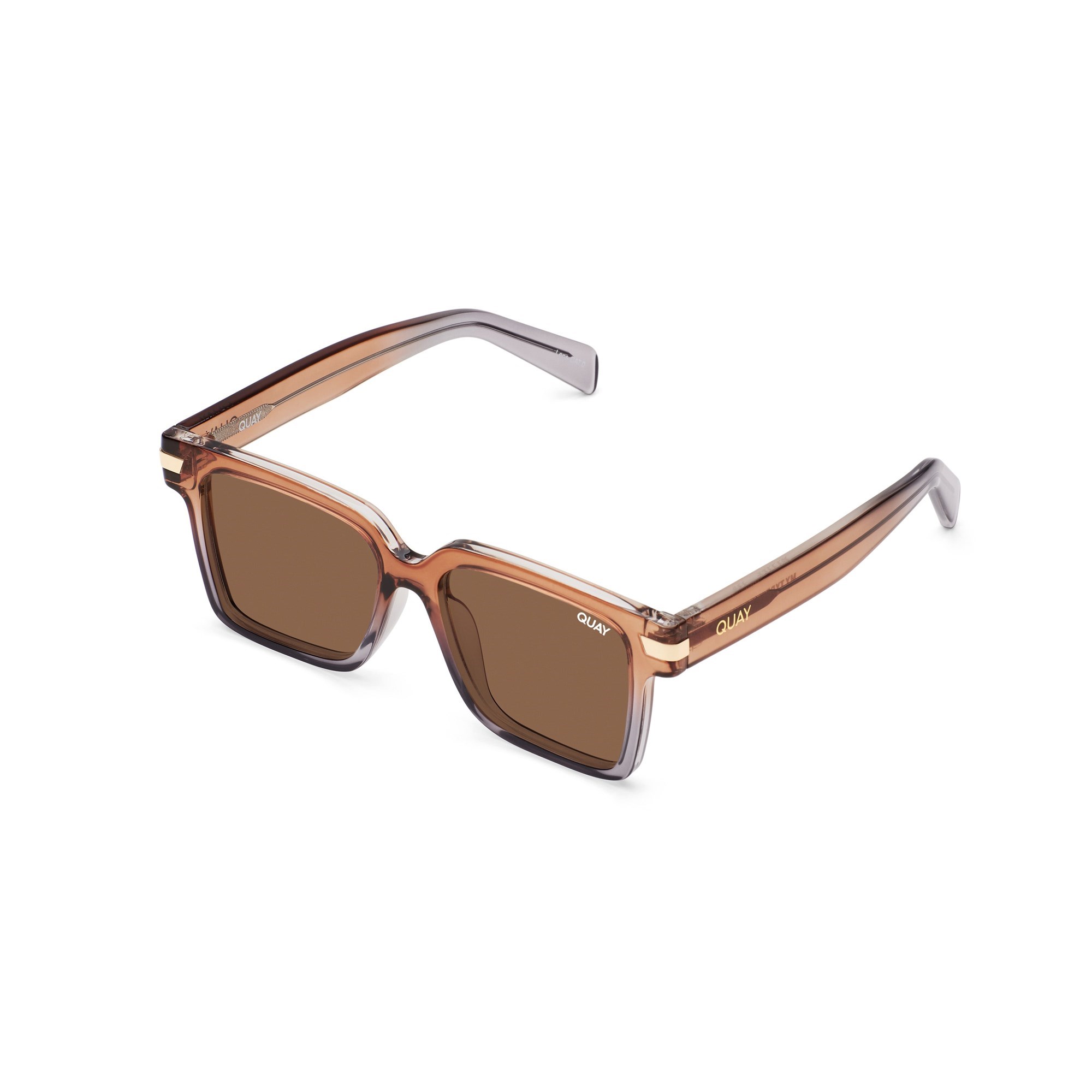 Tan To Clear / Brown Rx Quay MY TYPE RX Unisex Prescription Sunglasses | AZTVC-3659