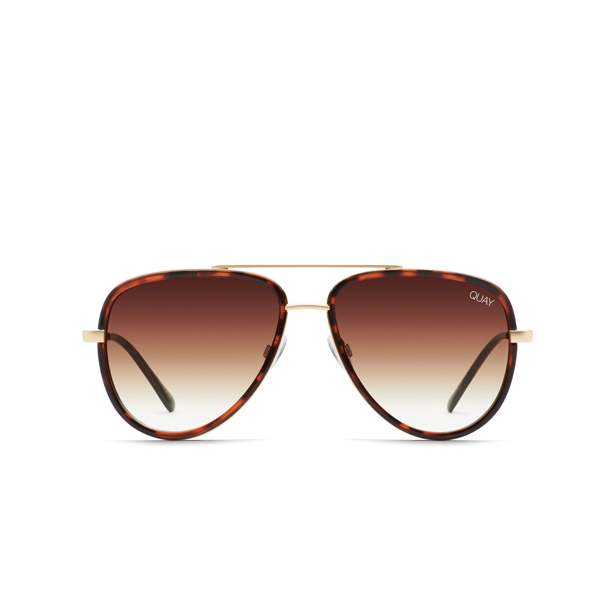 Tortoise / Brown Fade Quay ALL IN MINI Women\'s Sunglasses | FTORD-2091