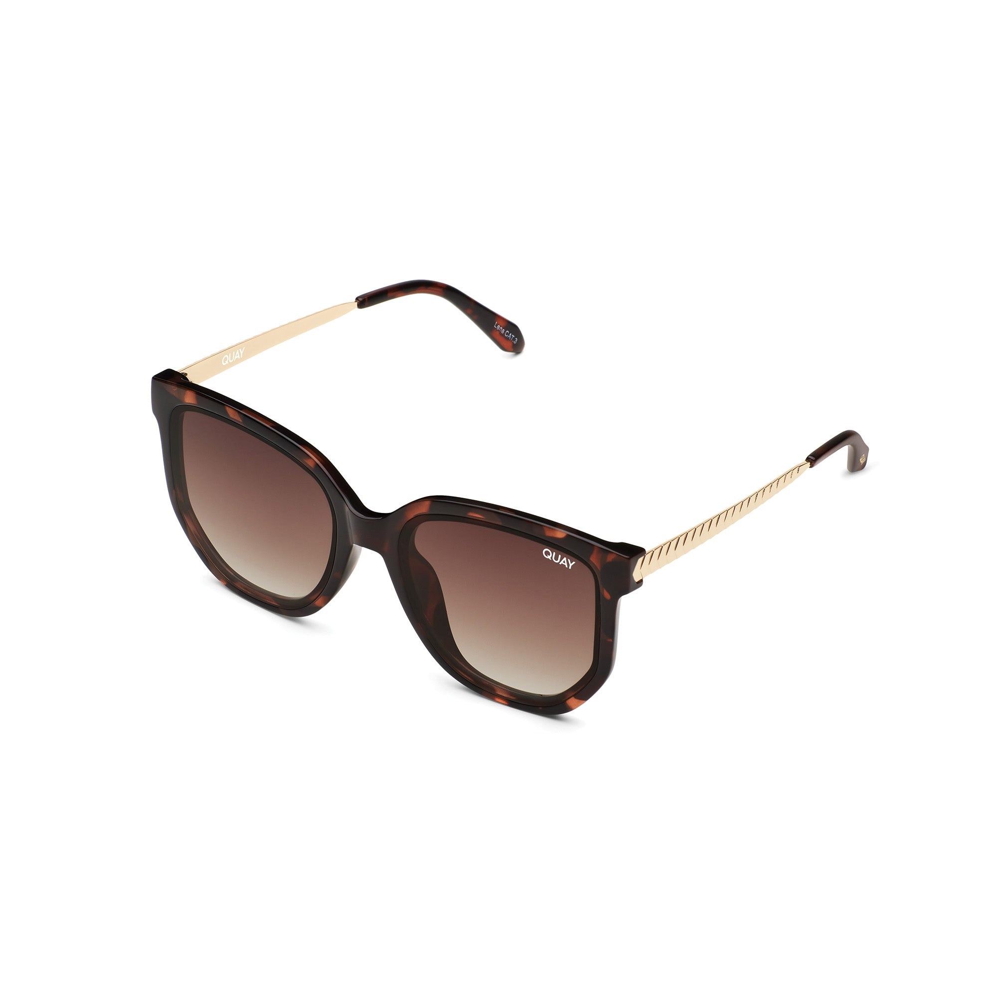 Tortoise / Brown Quay COFFEE RUN Women's Sunglasses | KRDZT-3182