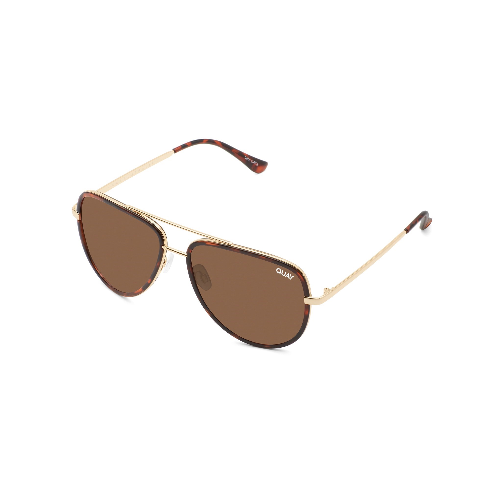 Tortoise Brown / Rx Quay ALL IN MINI RX Women's Sunglasses | NDHZX-5917