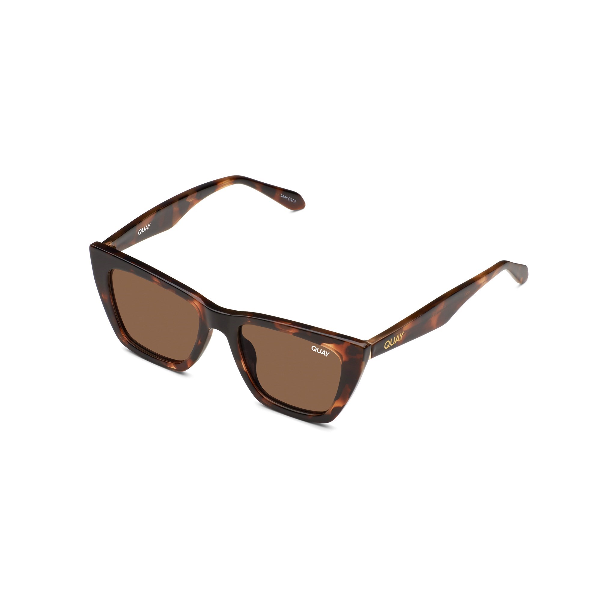 Tortoise / Brown Rx Quay CALL THE SHOTS RX Women's Sunglasses | HGILR-3542