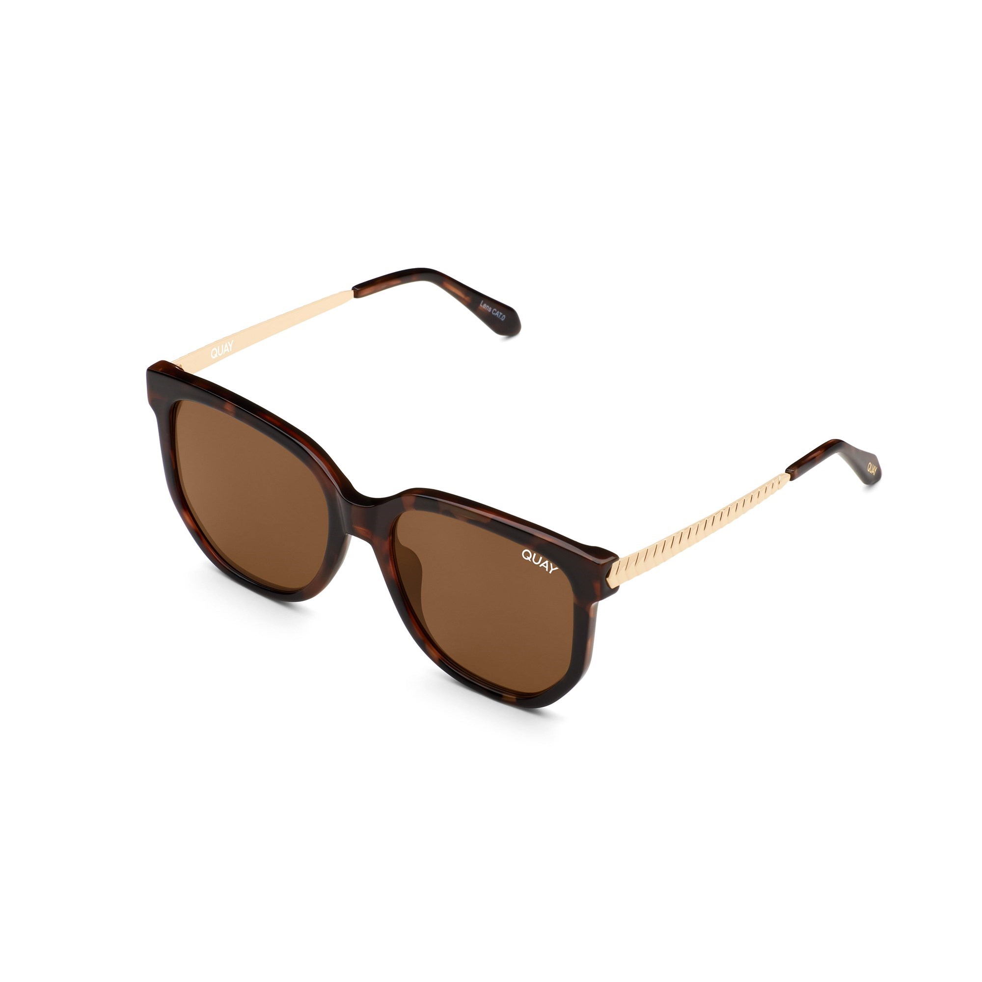 Tortoise / Brown Rx Quay COFFEE RUN RX Women's Sunglasses | YKUDP-0817