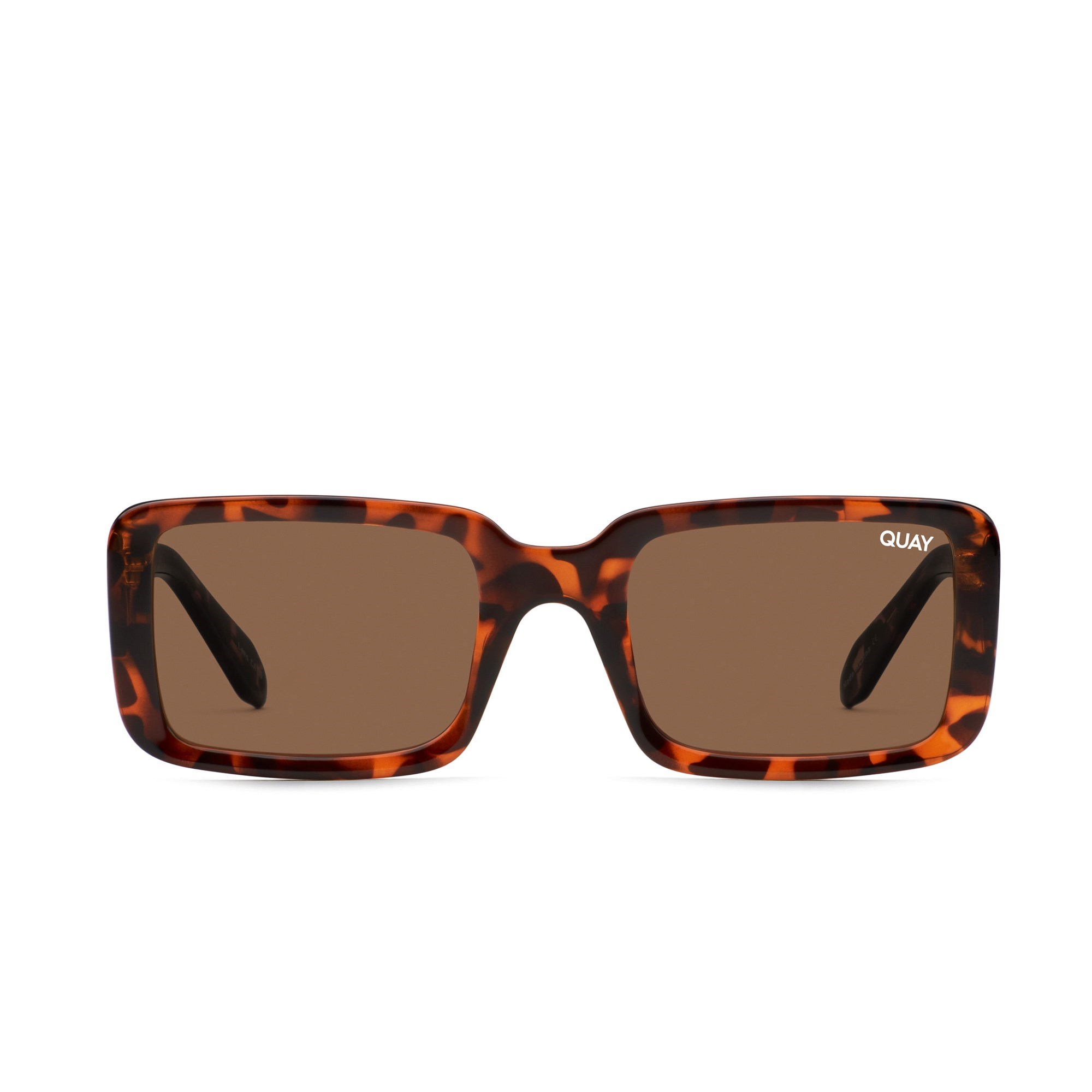 Tortoise / Brown Rx Quay YADA YADA BEVEL RX Women\'s Sunglasses | OELXD-0318