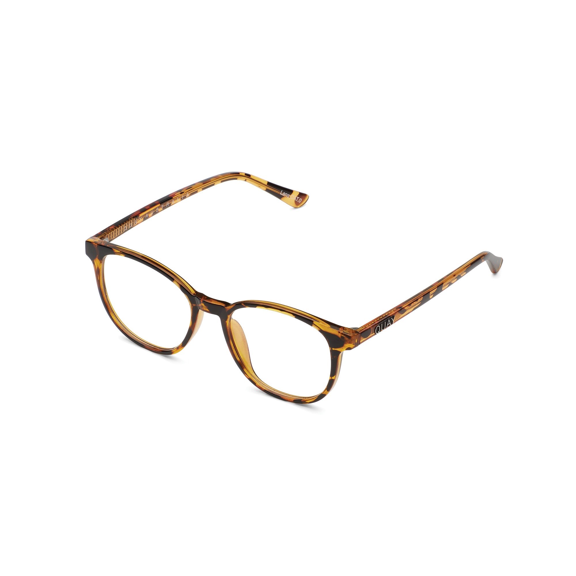 Tortoise / Clear Rx Quay BLUEPRINT STANDARD RX Unisex Glasses | FIMYQ-5406