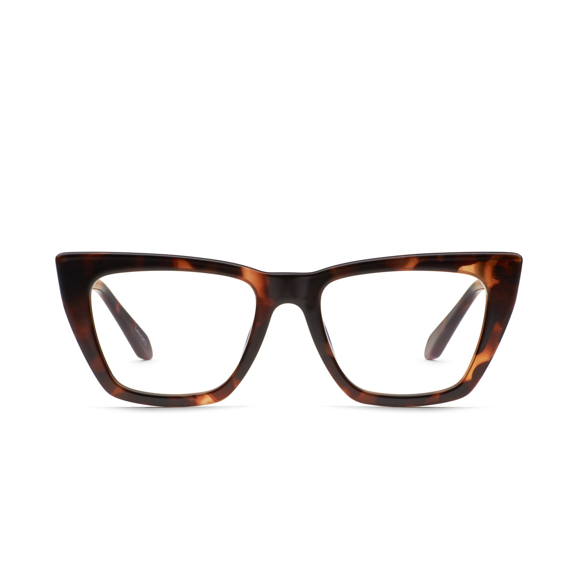 Tortoise / Clear Rx Quay CALL THE SHOTS RX Unisex Glasses | FCZPT-3758