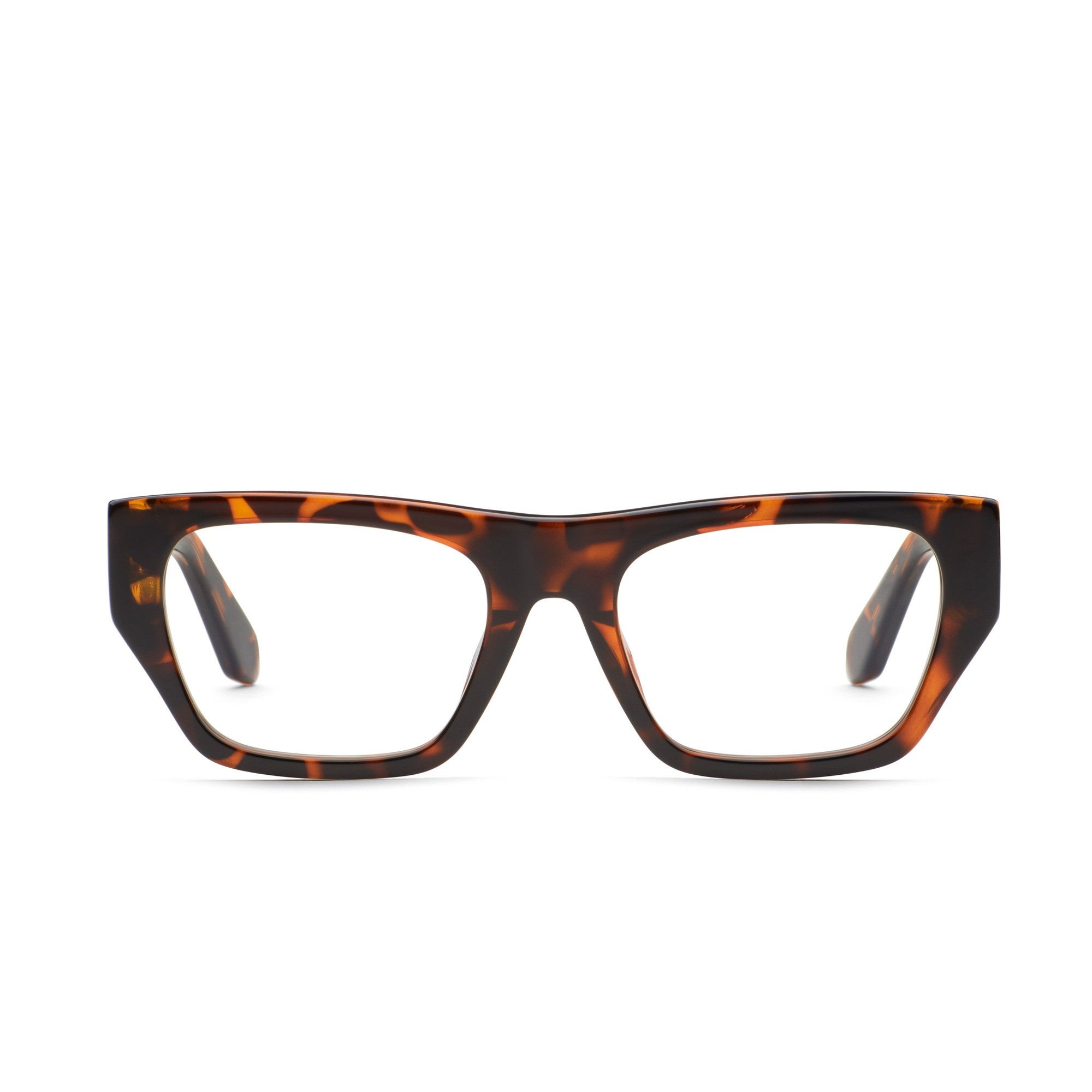 Tortoise / Clear Rx Quay DOLLAR SIGNS RX Unisex Glasses | PFRNL-0418