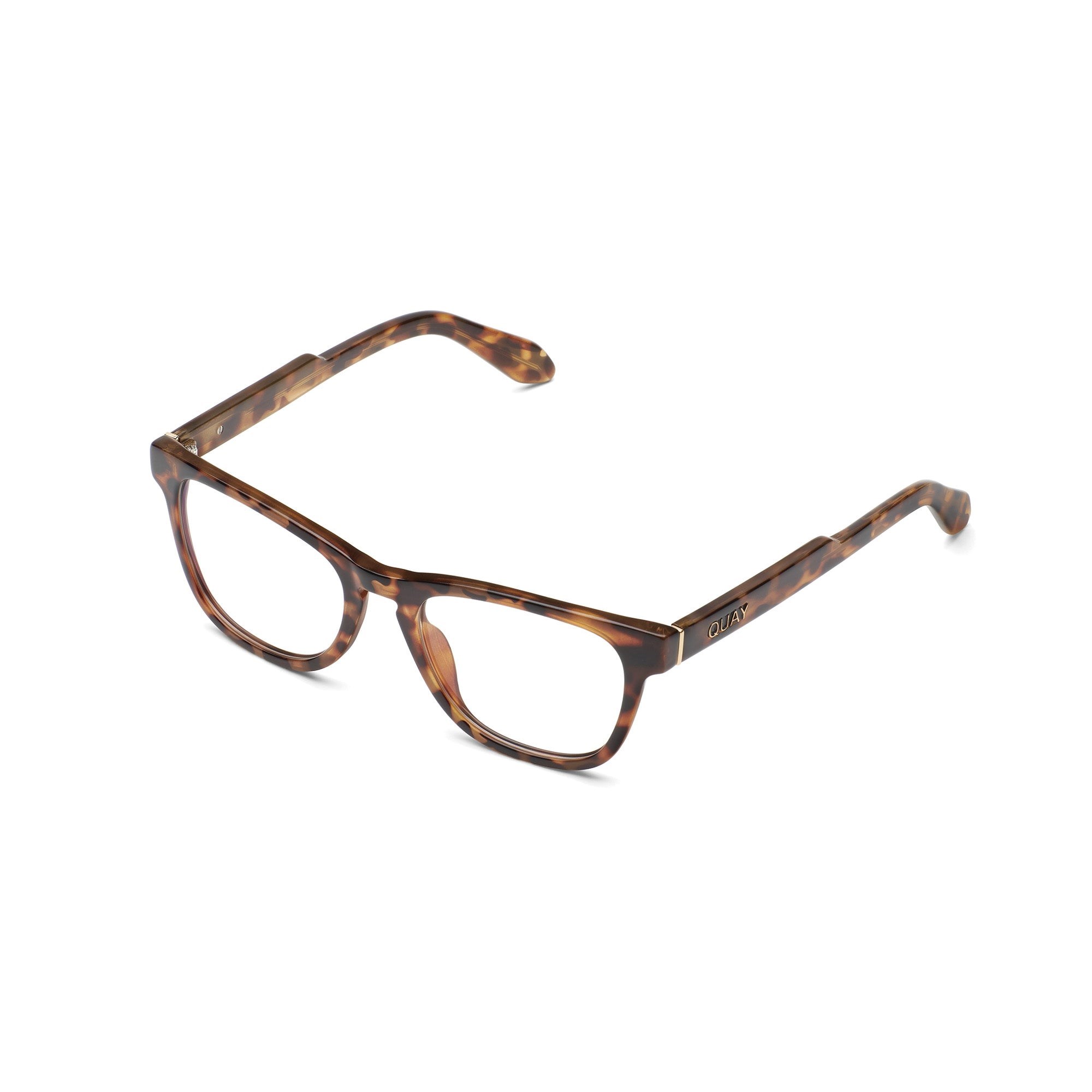 Tortoise / Clear Rx Quay HARDWIRE MINI RX Unisex Glasses | TVYLS-6925