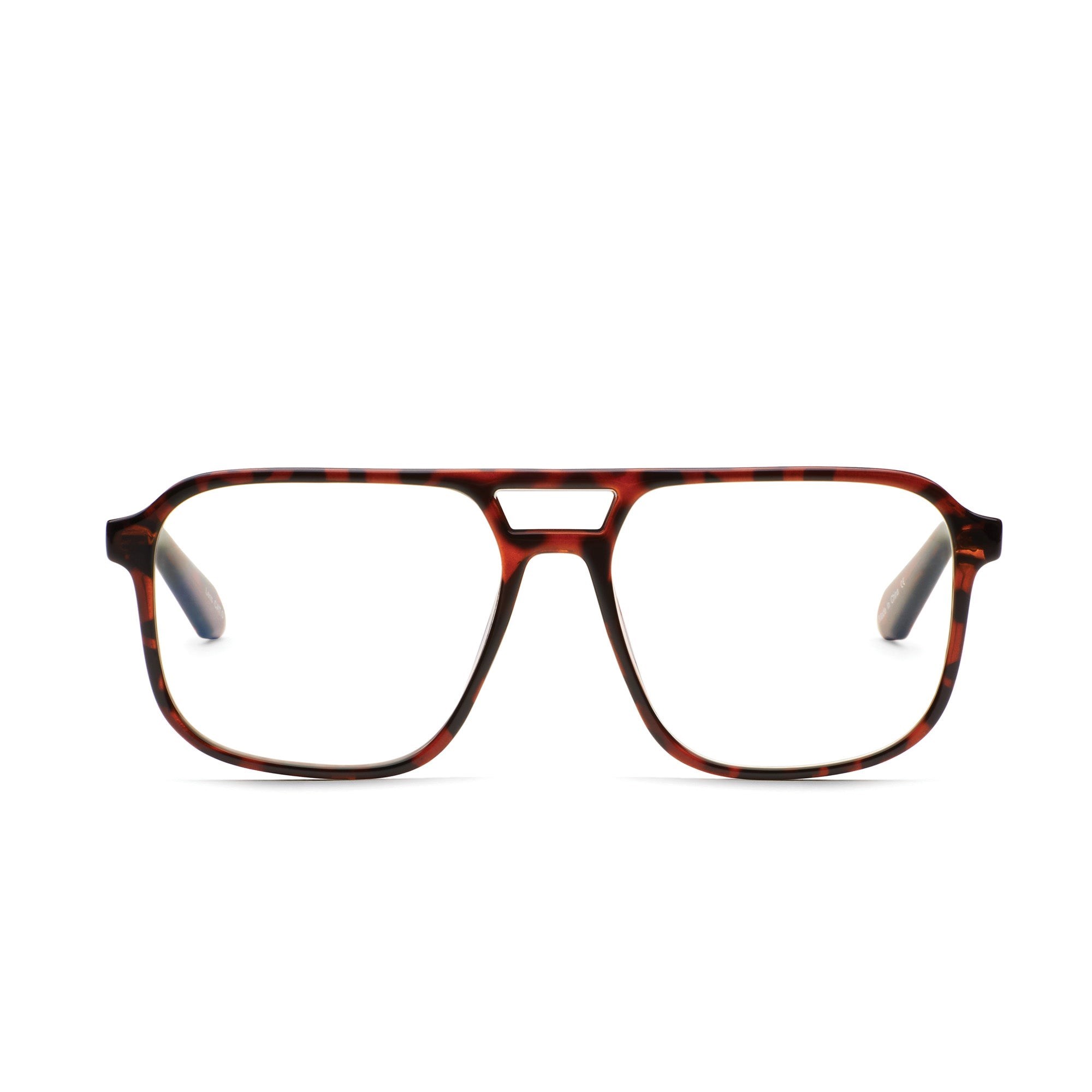 Tortoise / Clear Rx Quay ON THE FLY RX Unisex Glasses | URKEN-5208