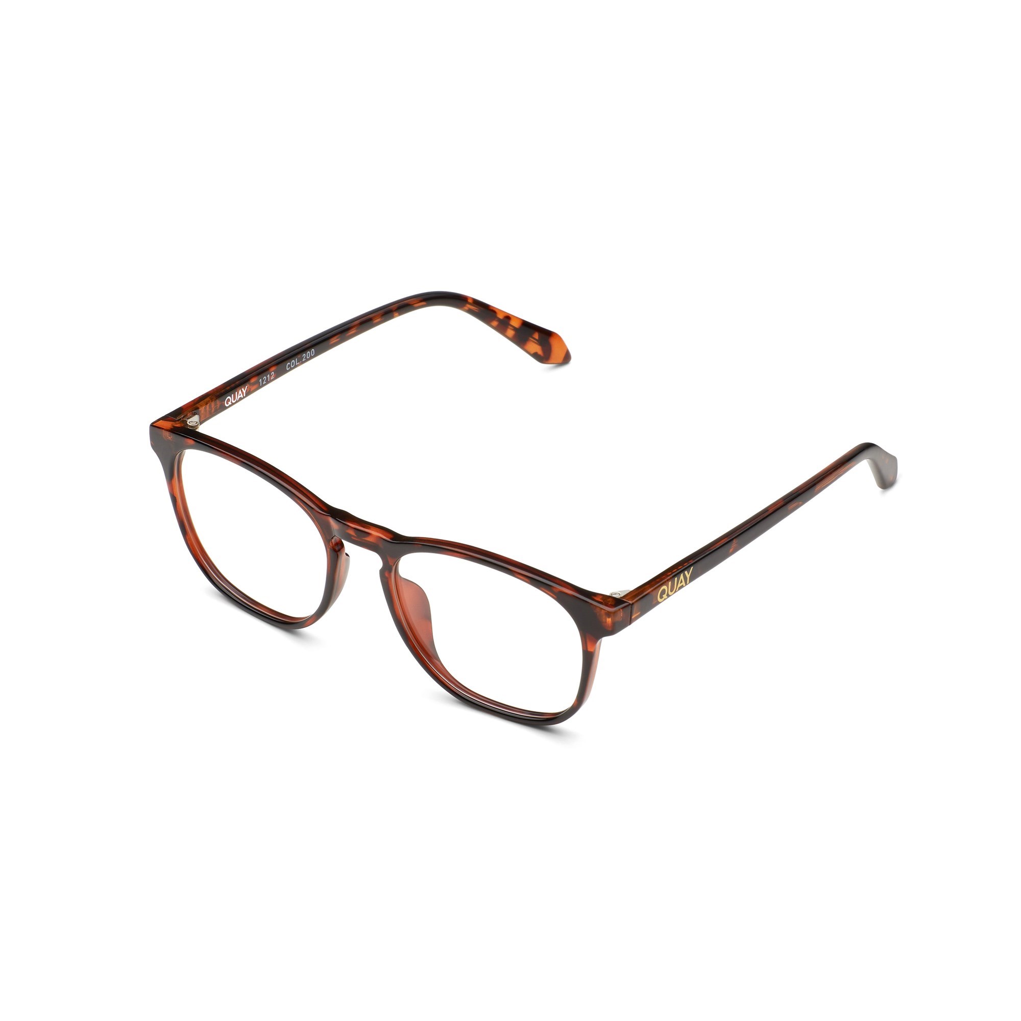 Tortoise / Clear Rx Quay SCREENSHOT RX Unisex Glasses | OUZNS-6954