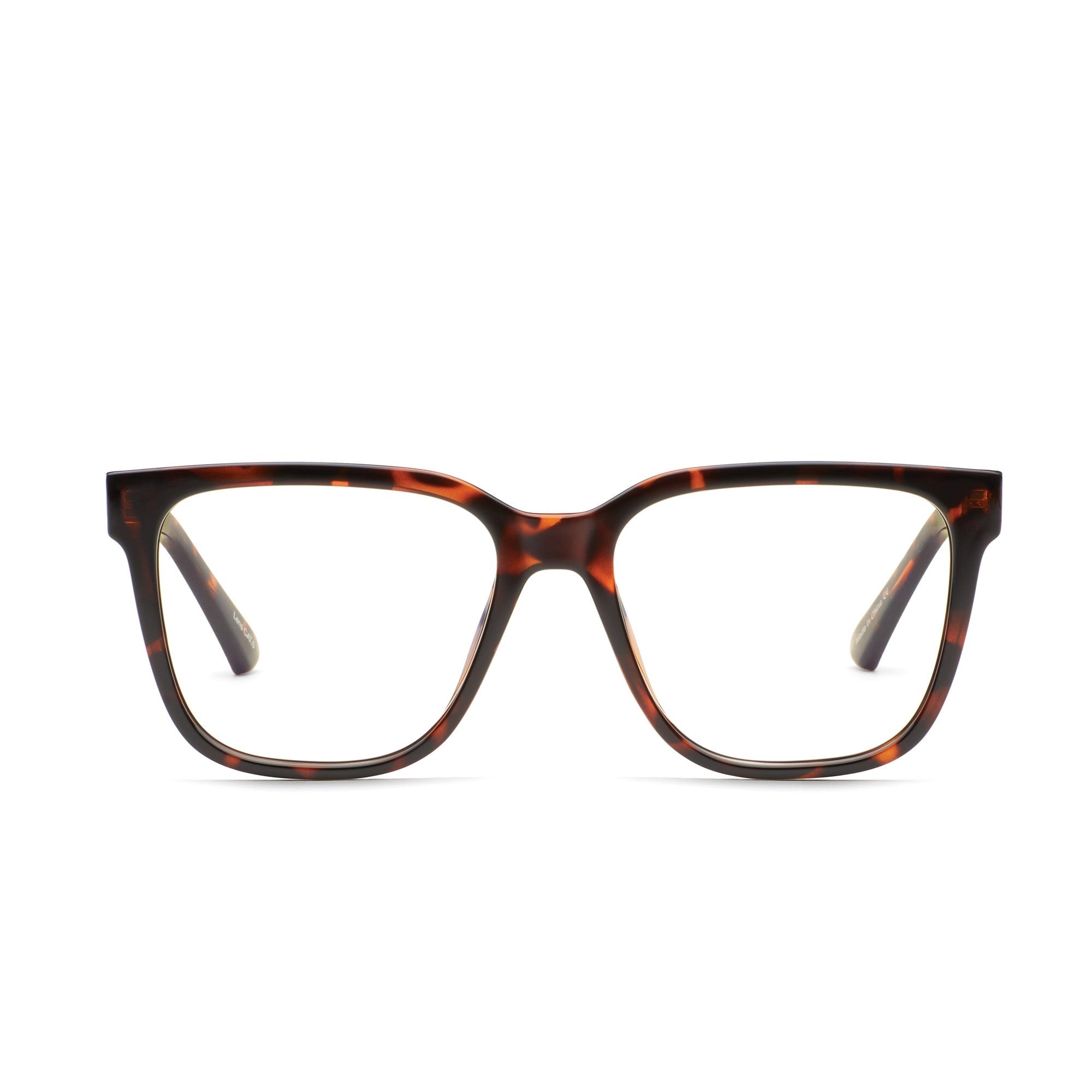 Tortoise / Clear Rx Quay WIRED OVERSIZED RX Unisex Glasses | REFHA-3140