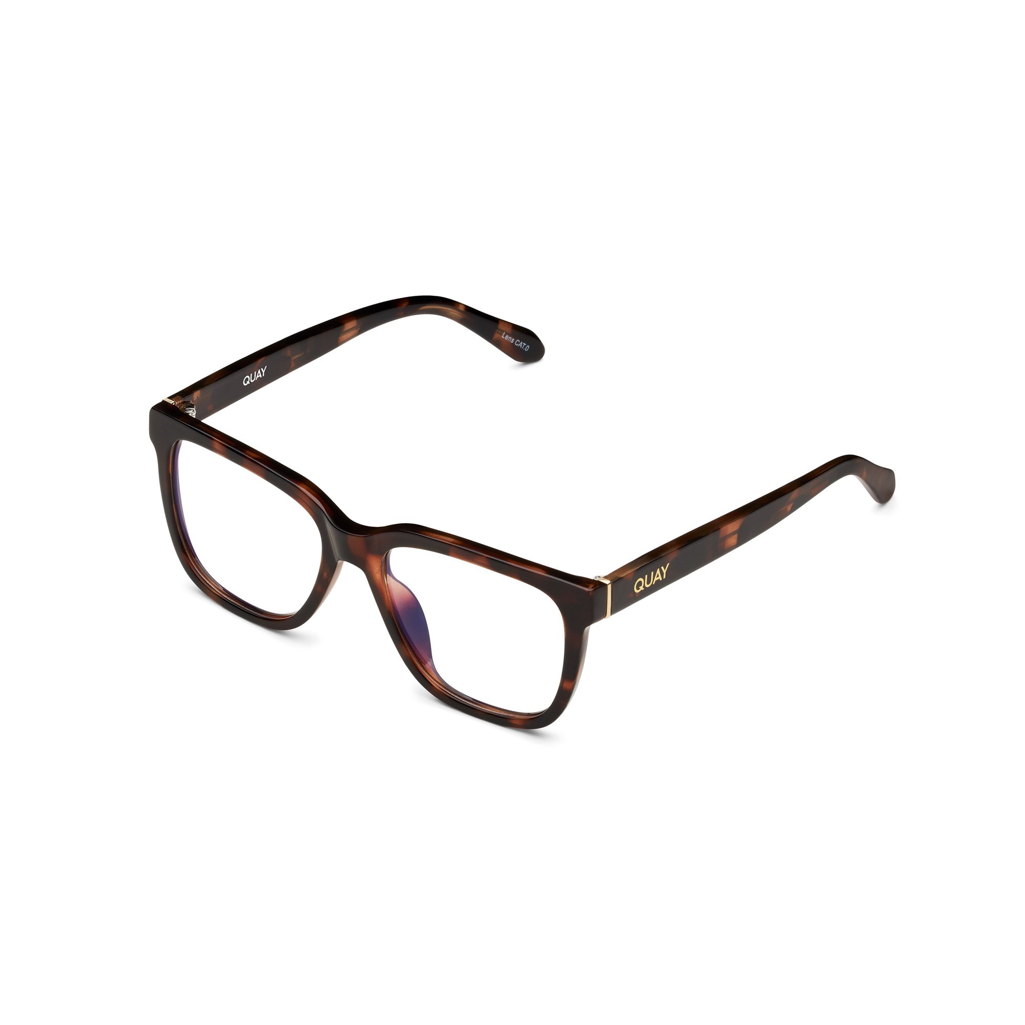 Tortoise / Clear Rx Quay WIRED STANDARD RX Unisex Glasses | FAVGB-9701