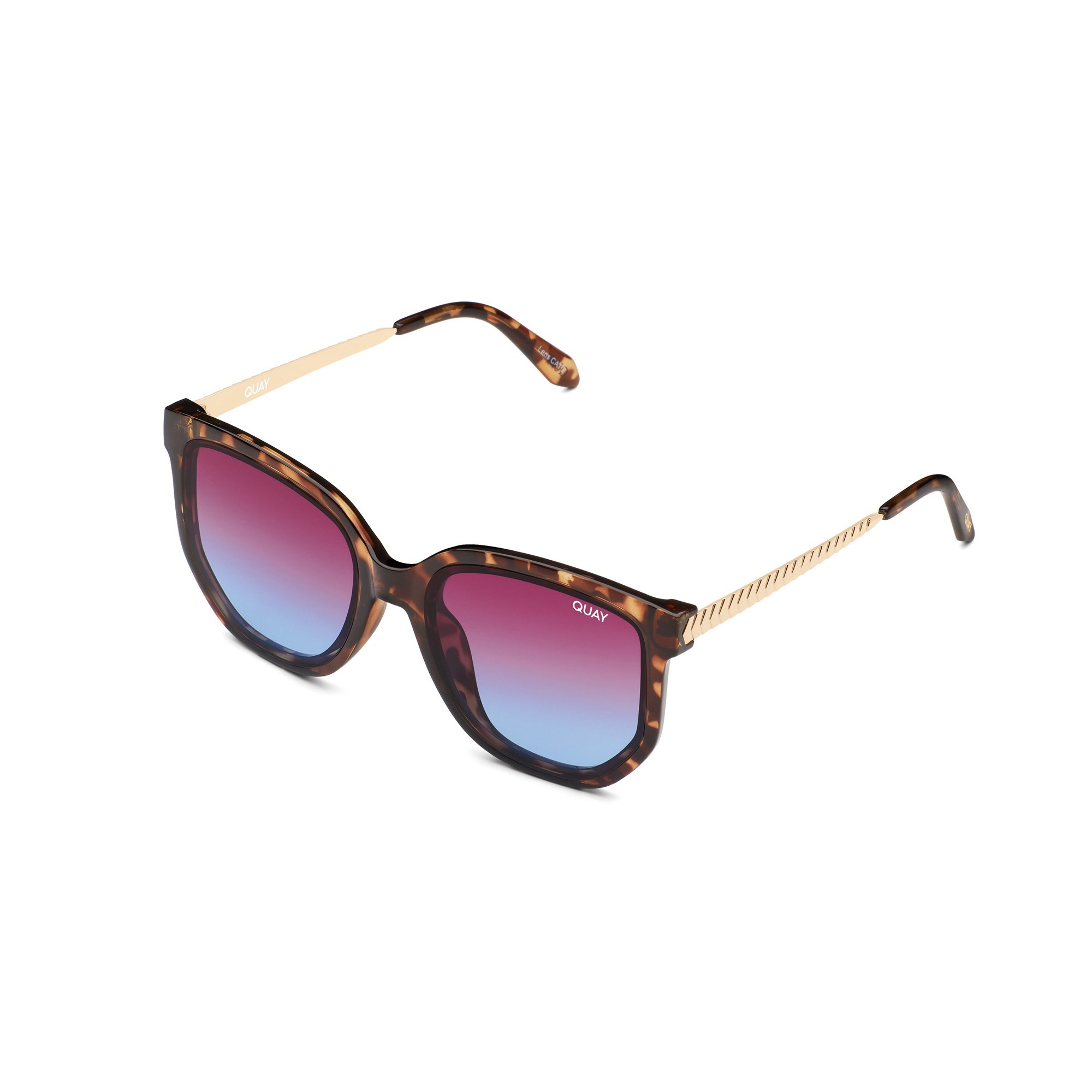 Tortoise / Purple Blue Quay COFFEE RUN Women's Sunglasses | ZCTFQ-6971