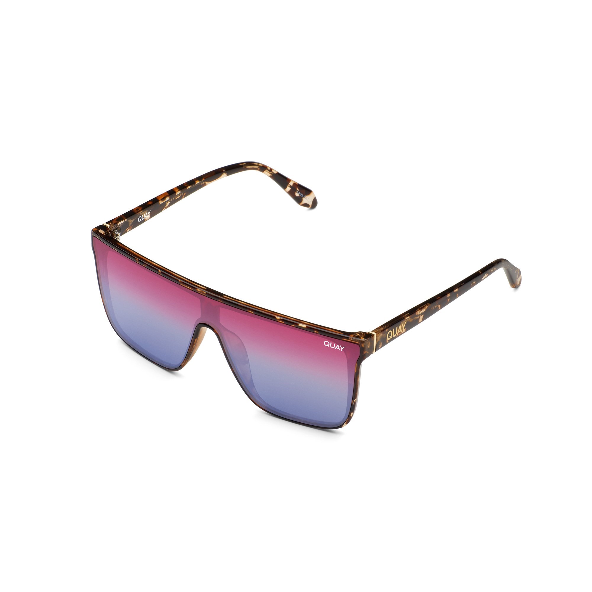 Tortoise / Purple Blue Quay NIGHTFALL Men's Sunglasses | LPSFN-9825