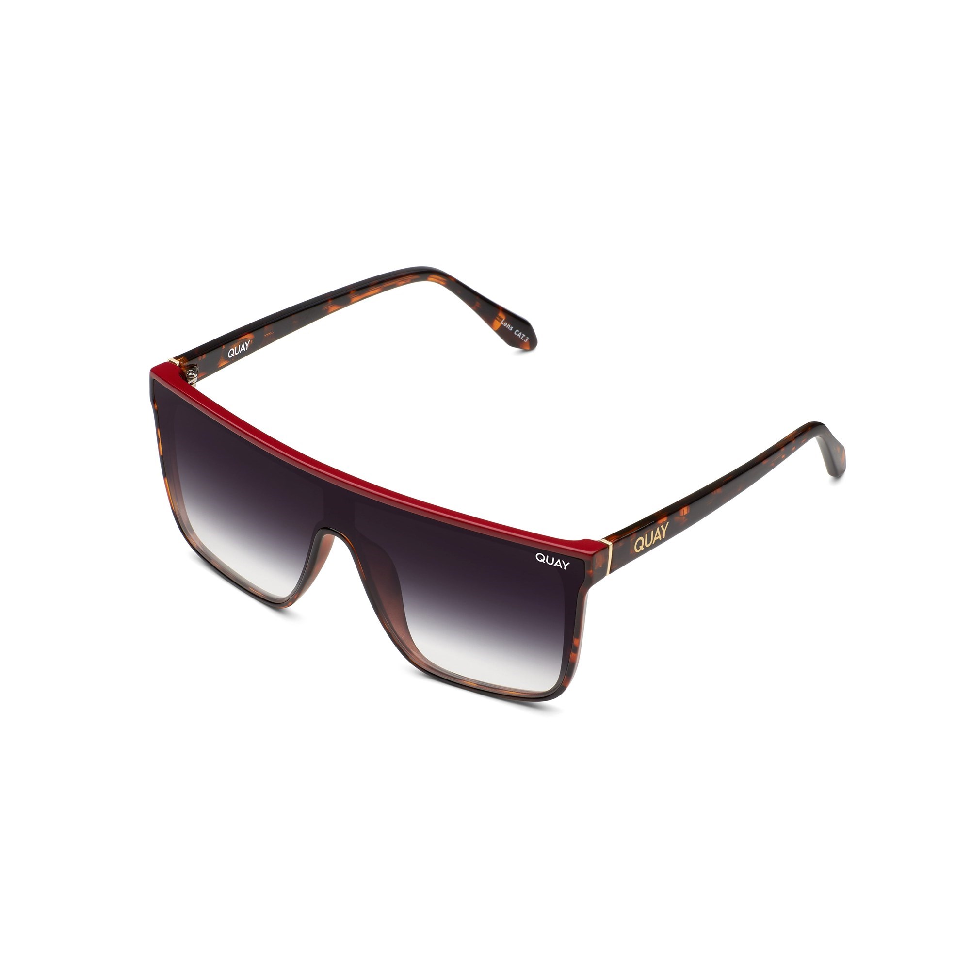 Tortoise Red / Fade Quay NIGHTFALL Men's Sunglasses | GRHBJ-5361