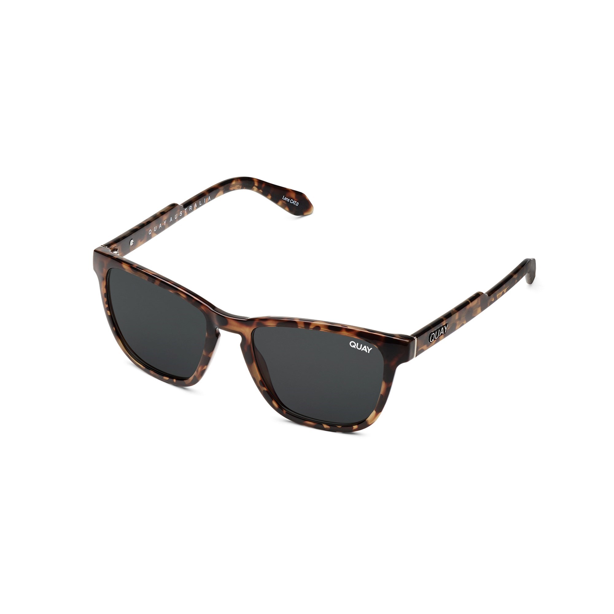 Tortoise / Smoke Rx Quay HARDWIRE RX Unisex Prescription Sunglasses | NQOLM-1423