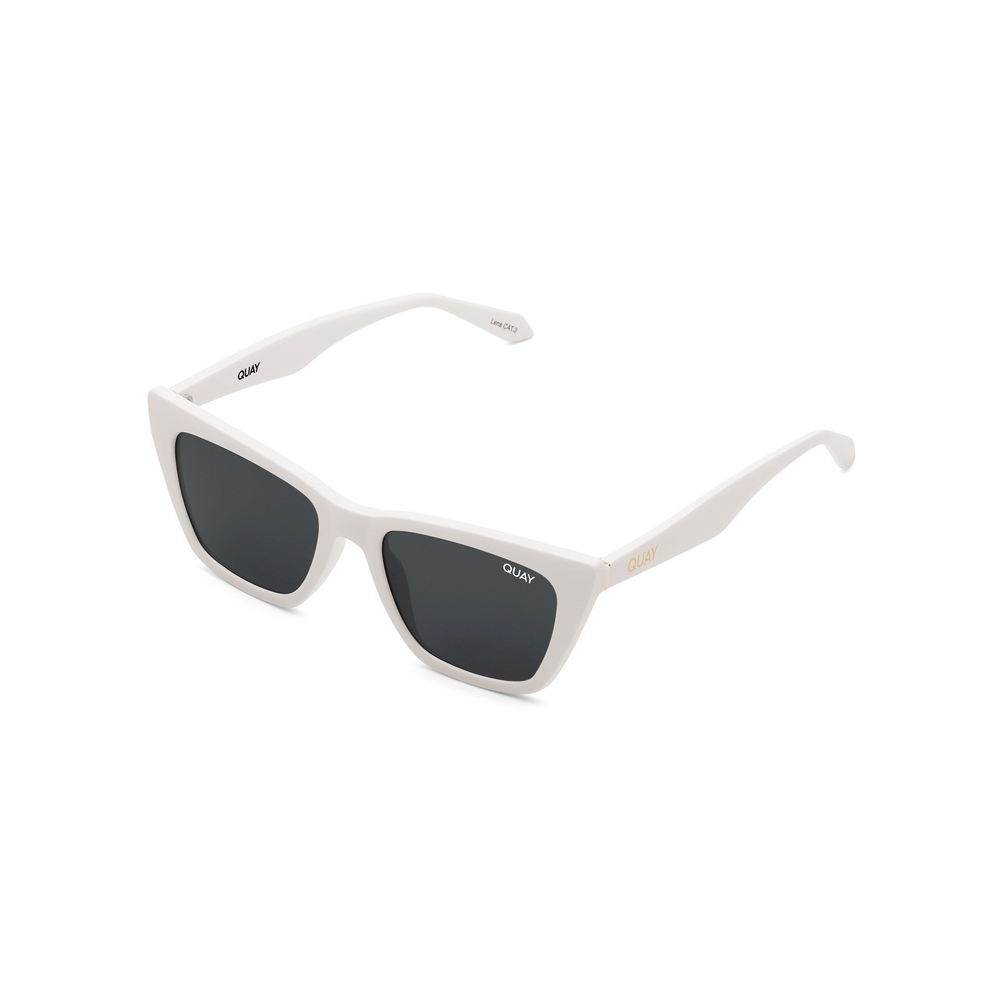 White / Smoke Rx Quay CALL THE SHOTS RX Unisex Prescription Sunglasses | JSRCW-7236