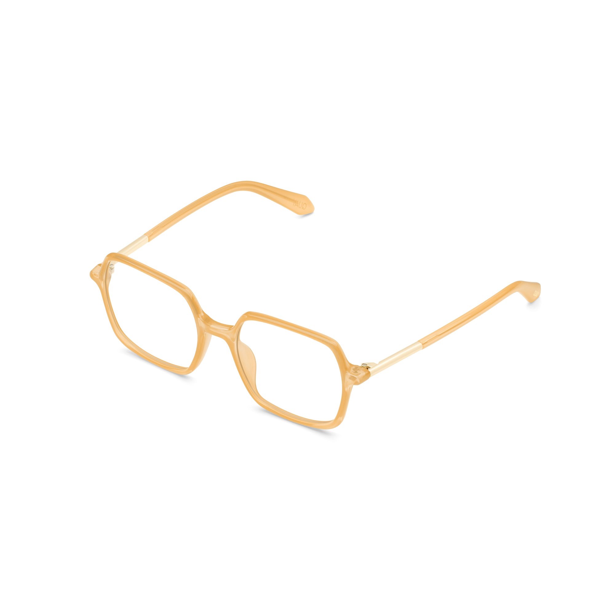 Yellow / Clear Rx Quay NO LIES RX Unisex Glasses | QOKCD-5428