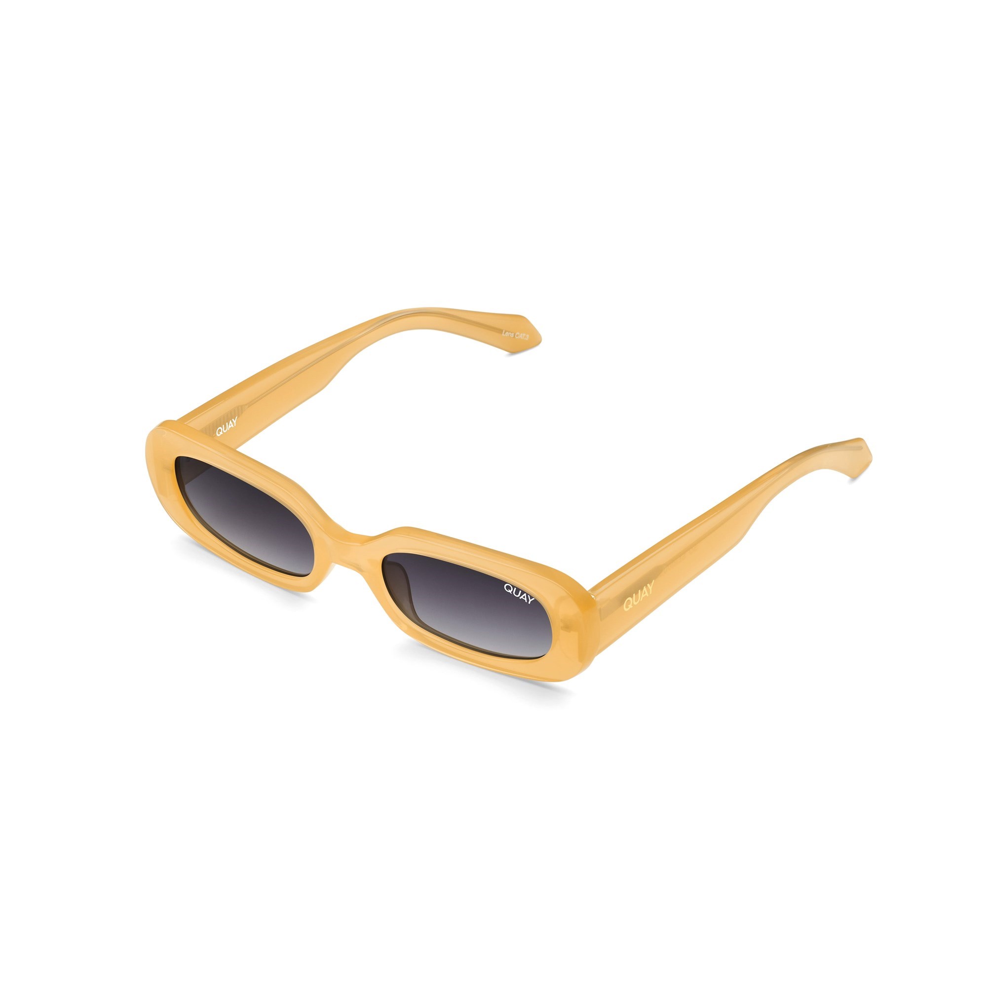 Yellow / Smoke Quay SO SERIOUS Men's Sunglasses | ULCQA-6348