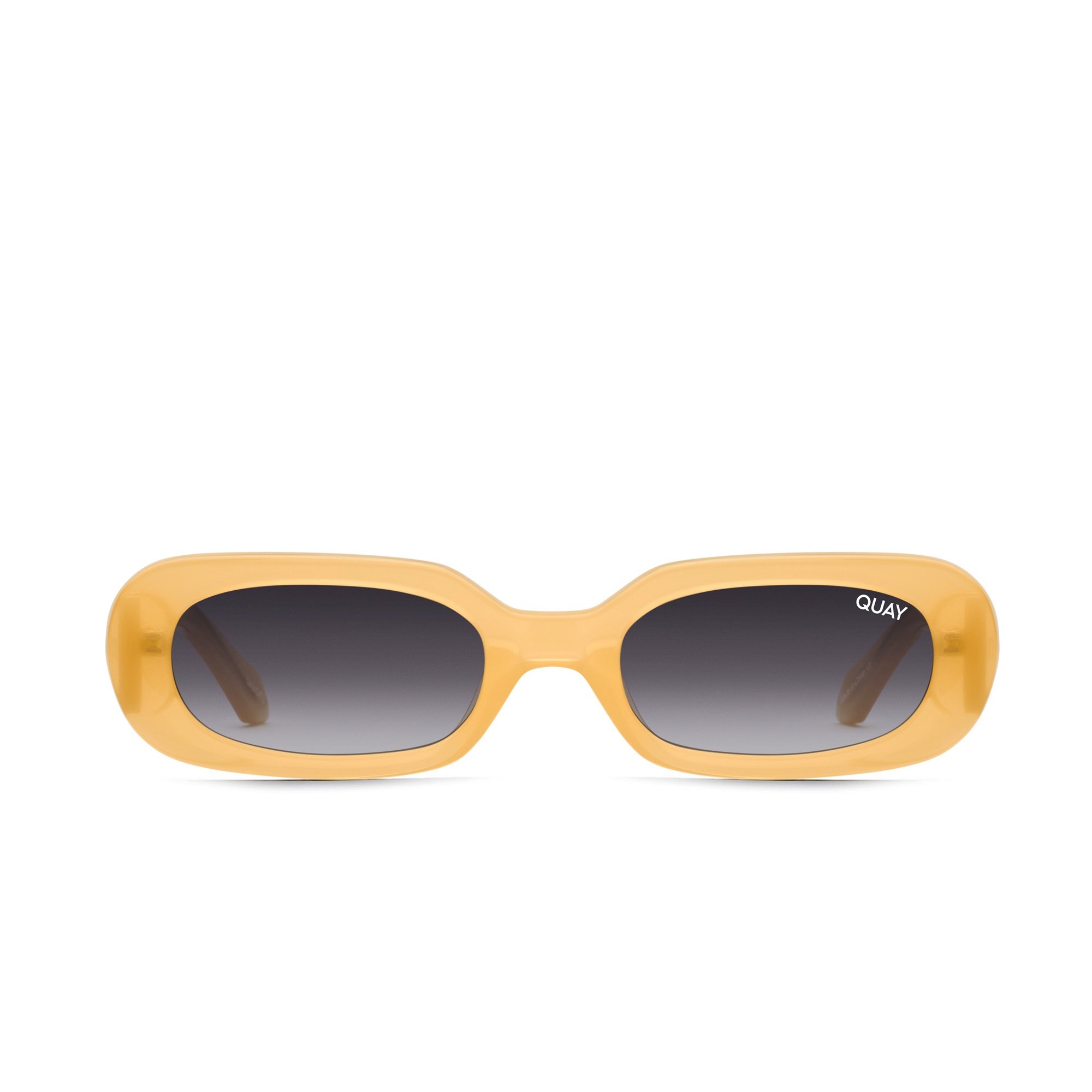 Yellow / Smoke Quay SO SERIOUS Women\'s Sunglasses | GLQKN-8926