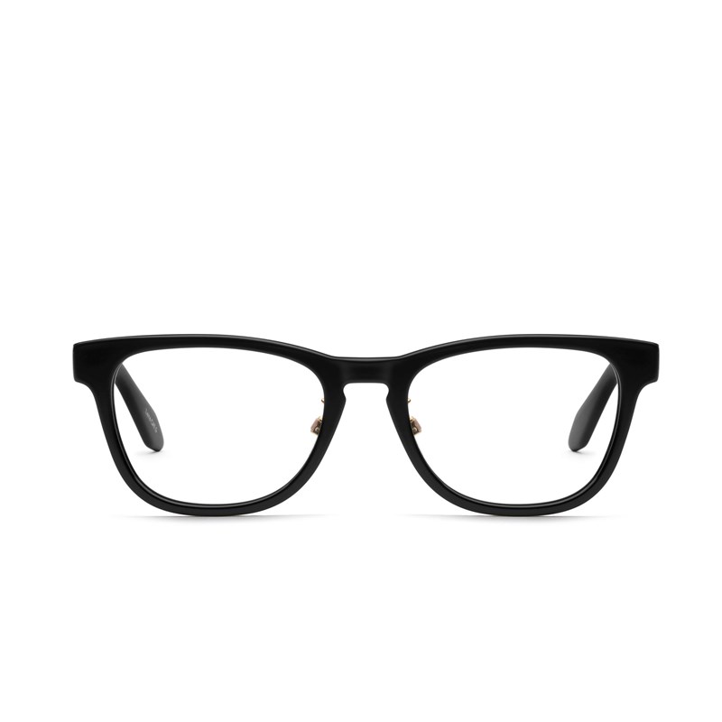 Black / Clear Rx Quay HARDWIRE MINI LOW BRIDGE FIT RX Unisex Glasses | OGSKP-3594