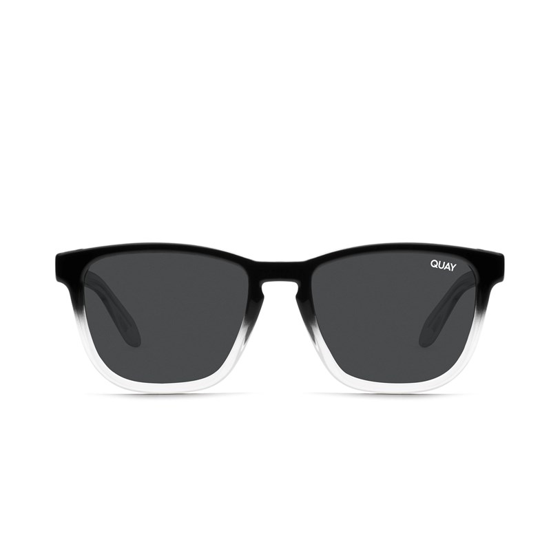 Black Clear / Smoke Rx Quay HARDWIRE RX Women's Sunglasses | RGXMF-7938