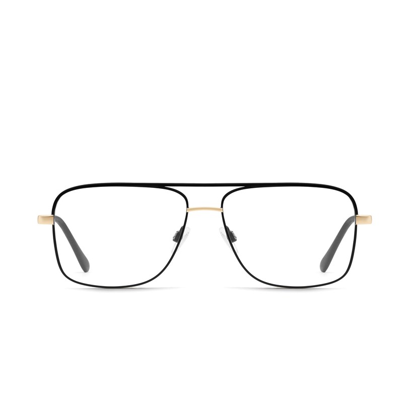 Black Gold / Clear Rx Quay POSTER BOY MINI RX Unisex Glasses | EDMZW-9061