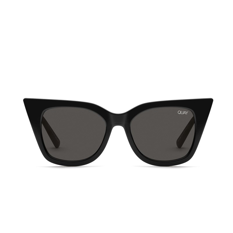 Black / Smoke Quay HARPER Women's Sunglasses | ARMVX-5906