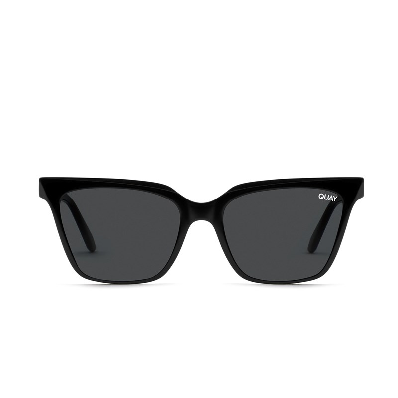 Black / Smoke Rx Quay CEO RX Unisex Prescription Sunglasses | WQRBN-0392