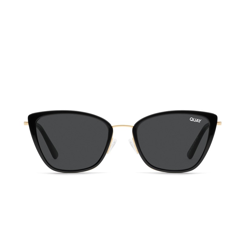 Black / Smoke Rx Quay CLICK BAIT RX Unisex Prescription Sunglasses | CHWOK-8294