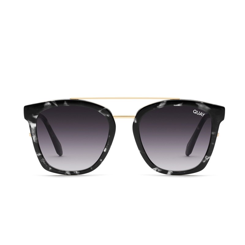 Black Tortoise / Smoke Quay SWEET DREAMS Women's Sunglasses | KVLOQ-6142