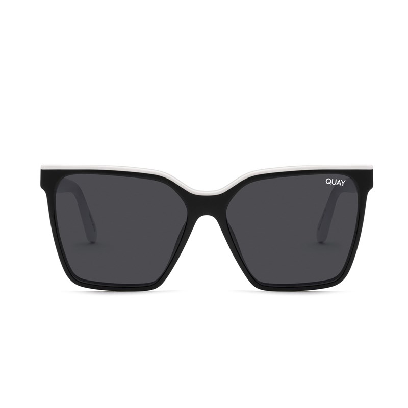 Black White / Black Quay LEVEL UP Women's Sunglasses | ZSOLR-2460